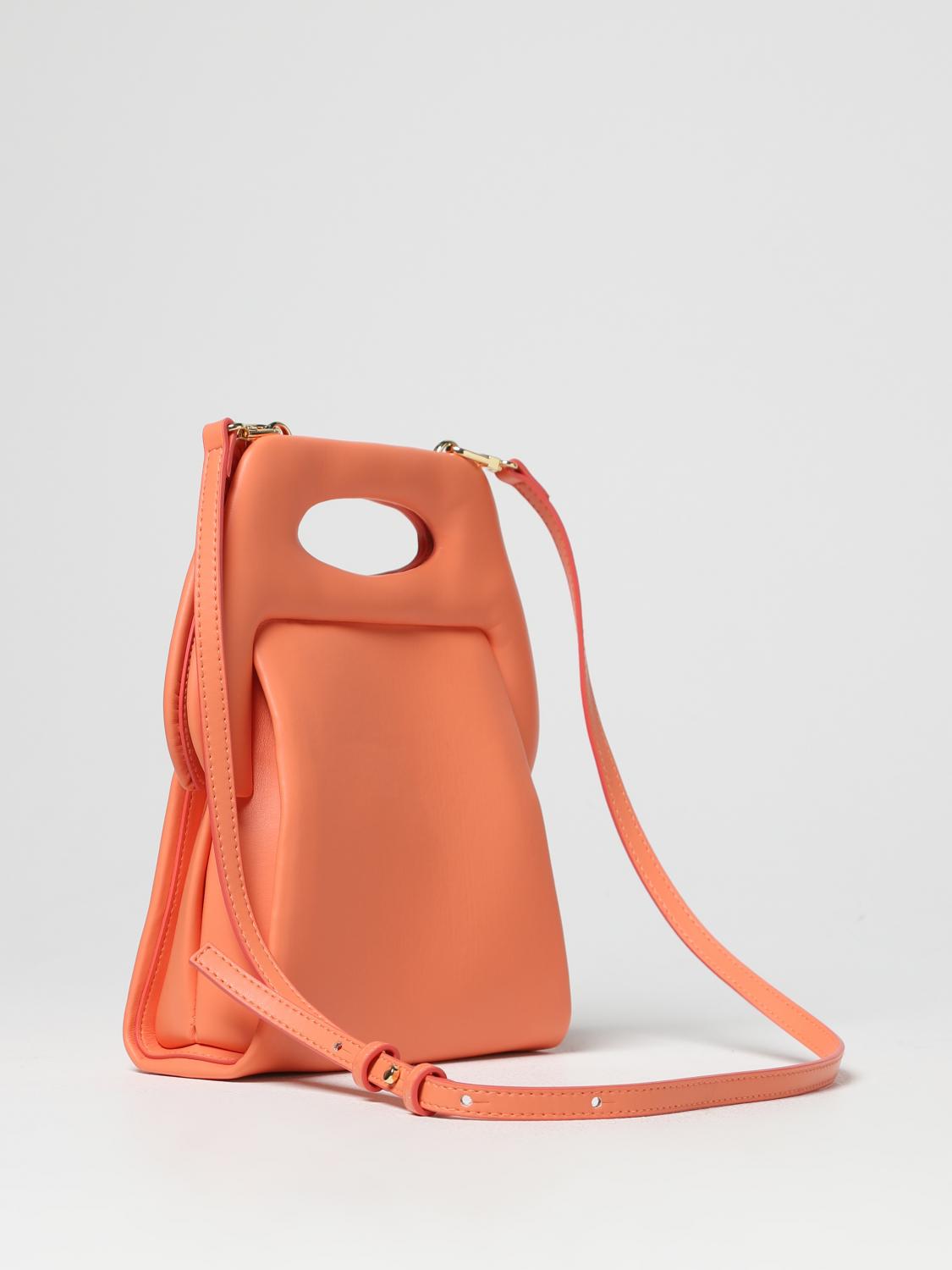 THEMOIRÈ HANDTASCHE: Handtasche damen Themoiré, Orange - Img 2
