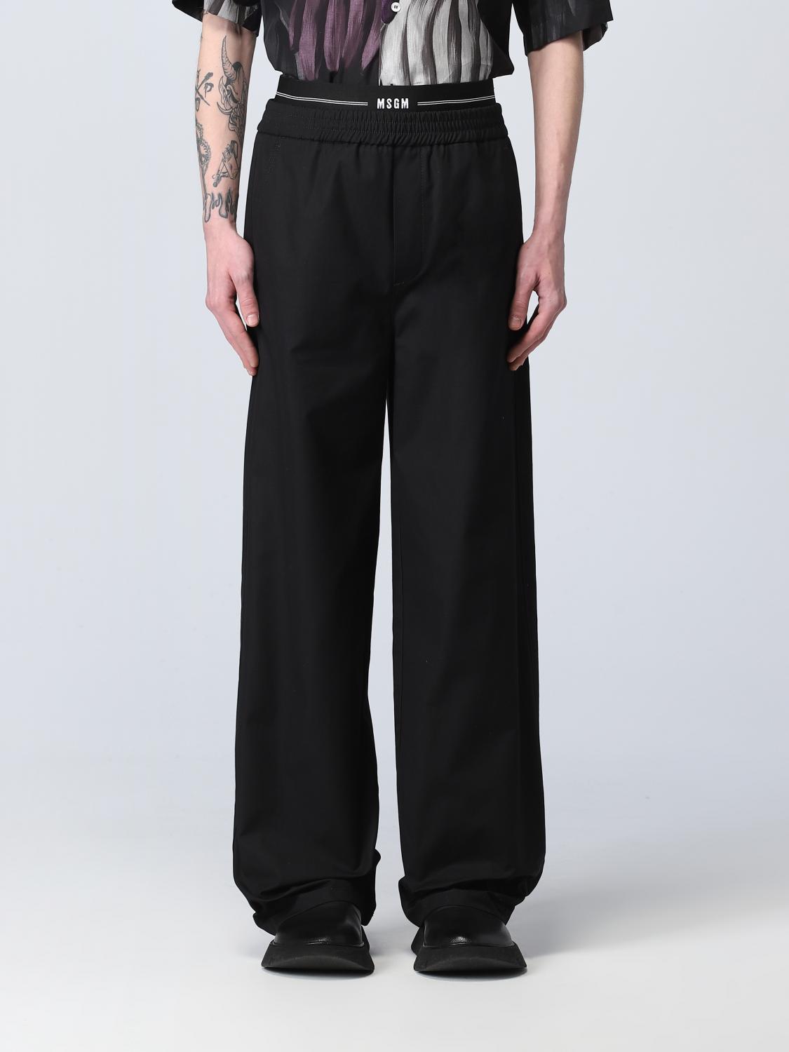 MSGM HOSE: Hose herren MSGM, Schwarz - Img 1