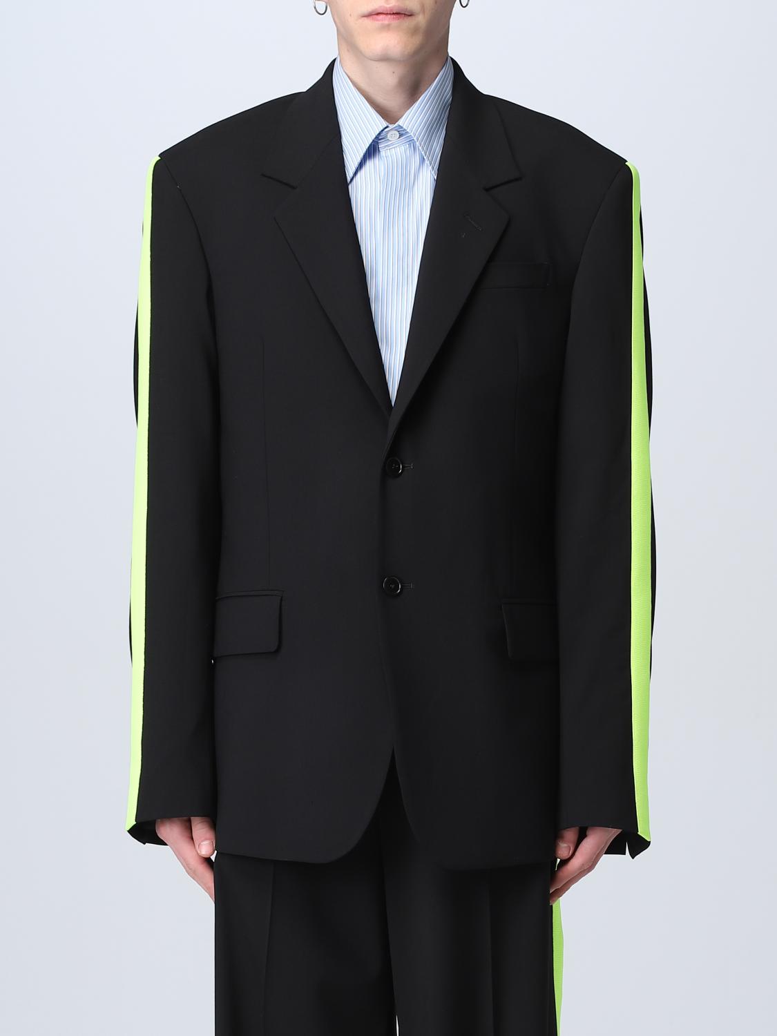 MSGM jacket in viscose - Black | MG05237200 | GIGLIO.COM