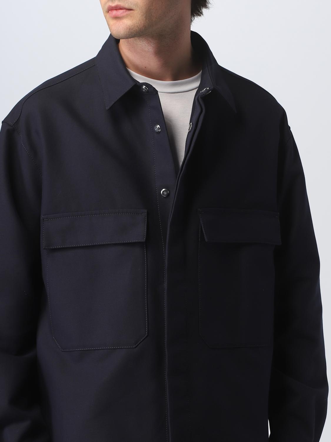 GIORGIO ARMANI JACKET: Jacket men Giorgio Armani, Blue - Img 5