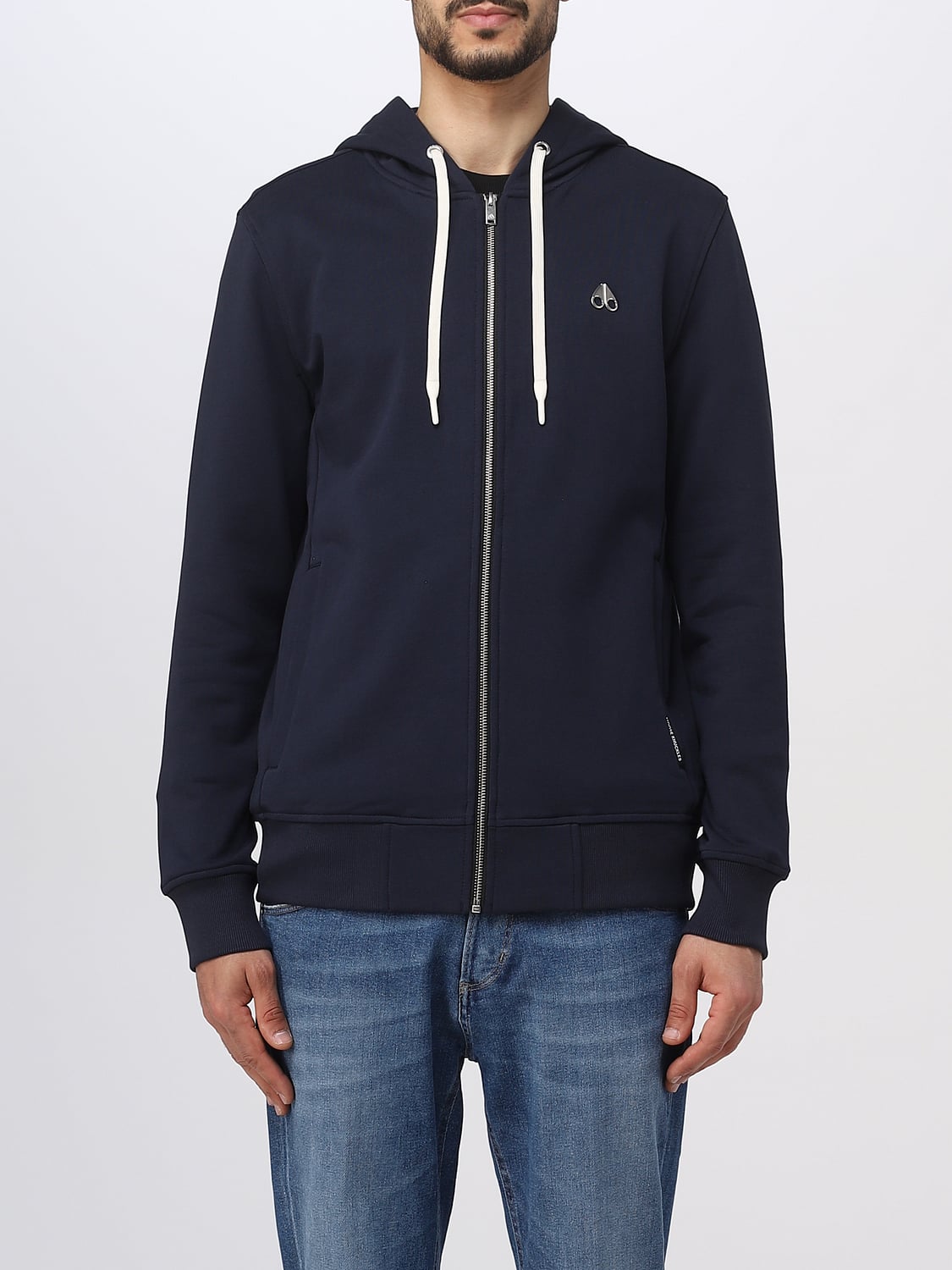 MOOSE KNUCKLES FELPA: Felpa uomo Moose Knuckles, Blue Navy - Img 1