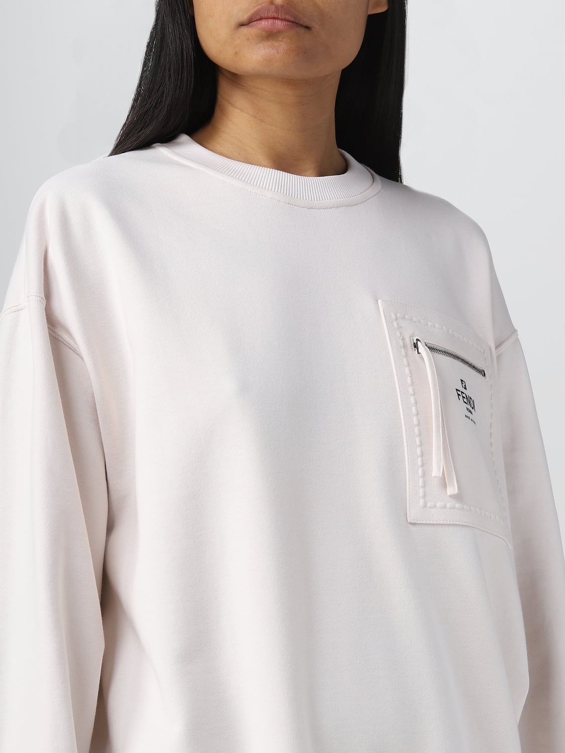 FENDI SUDADERA: Sudadera mujer Fendi, Leche - Img 5