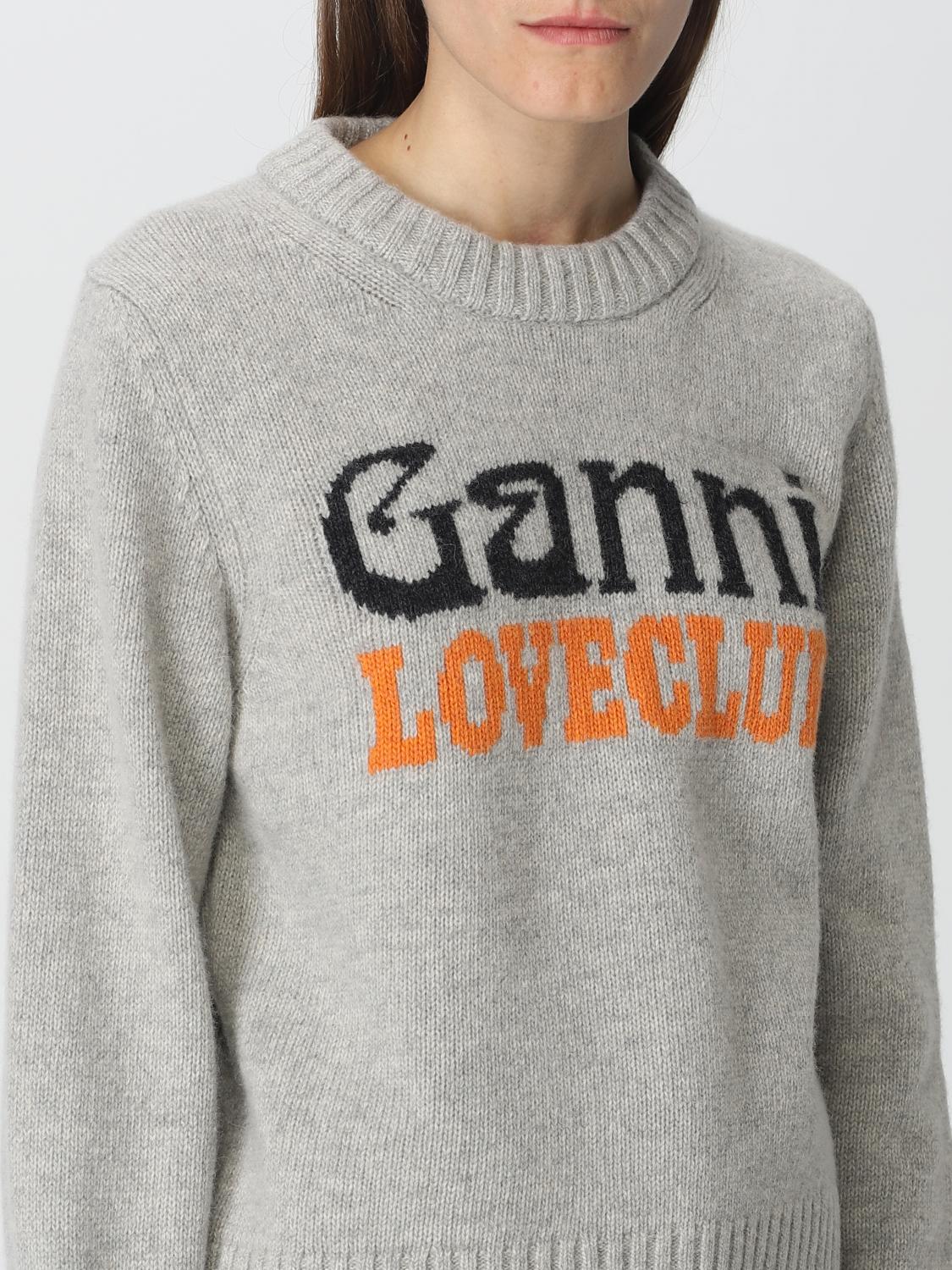 GANNI СВИТЕР: Свитер Женское Ganni, Серый - Img 4