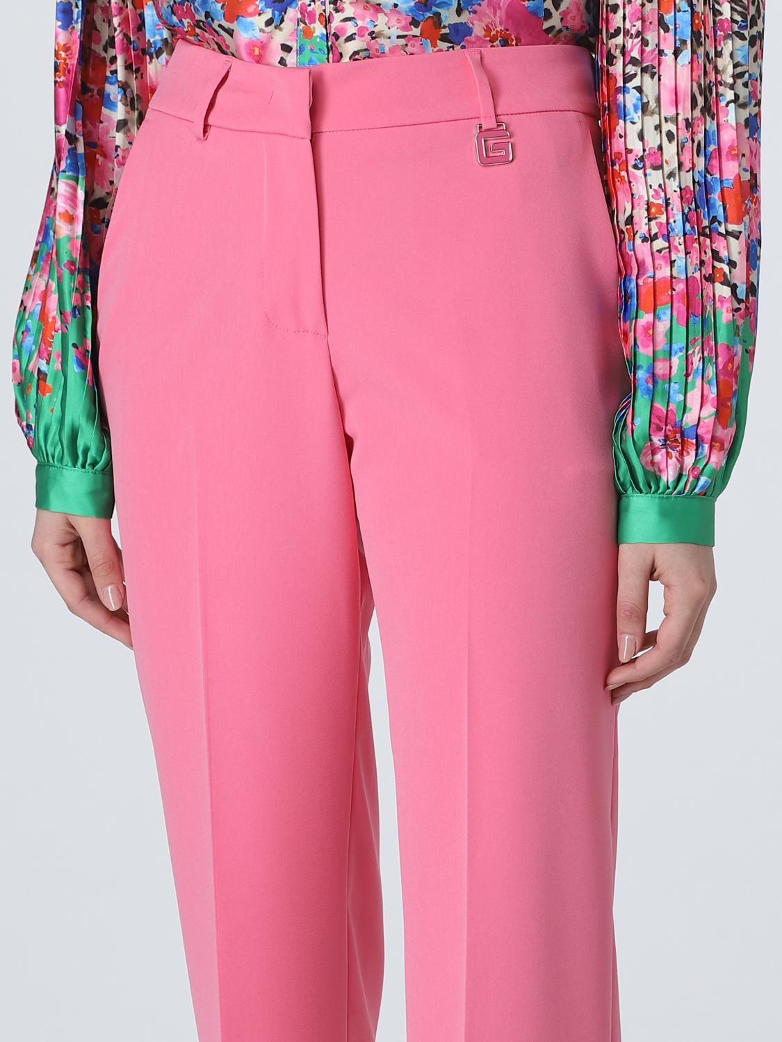 GAËLLE PARIS PANTALONE: Pantalone Gaëlle Paris in cady, Rosa - Img 3