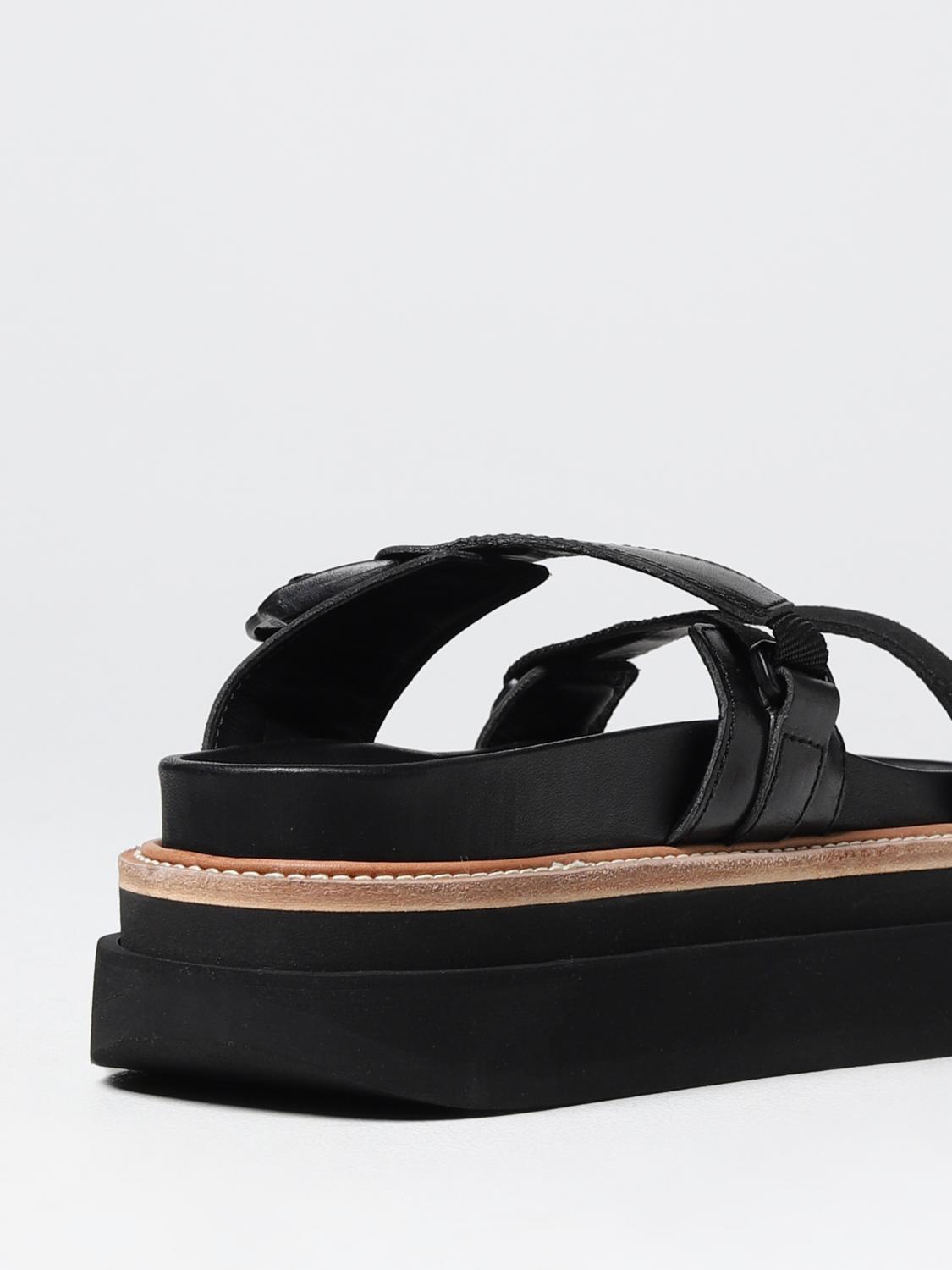 Sacai サンダル メンズ - ブラック | 2303063M | GIGLIO.COM