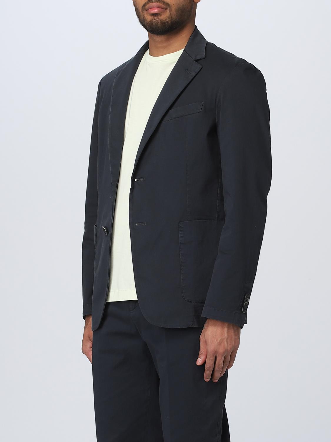 BARENA JACKET: Jacket men Barena, Navy - Img 3