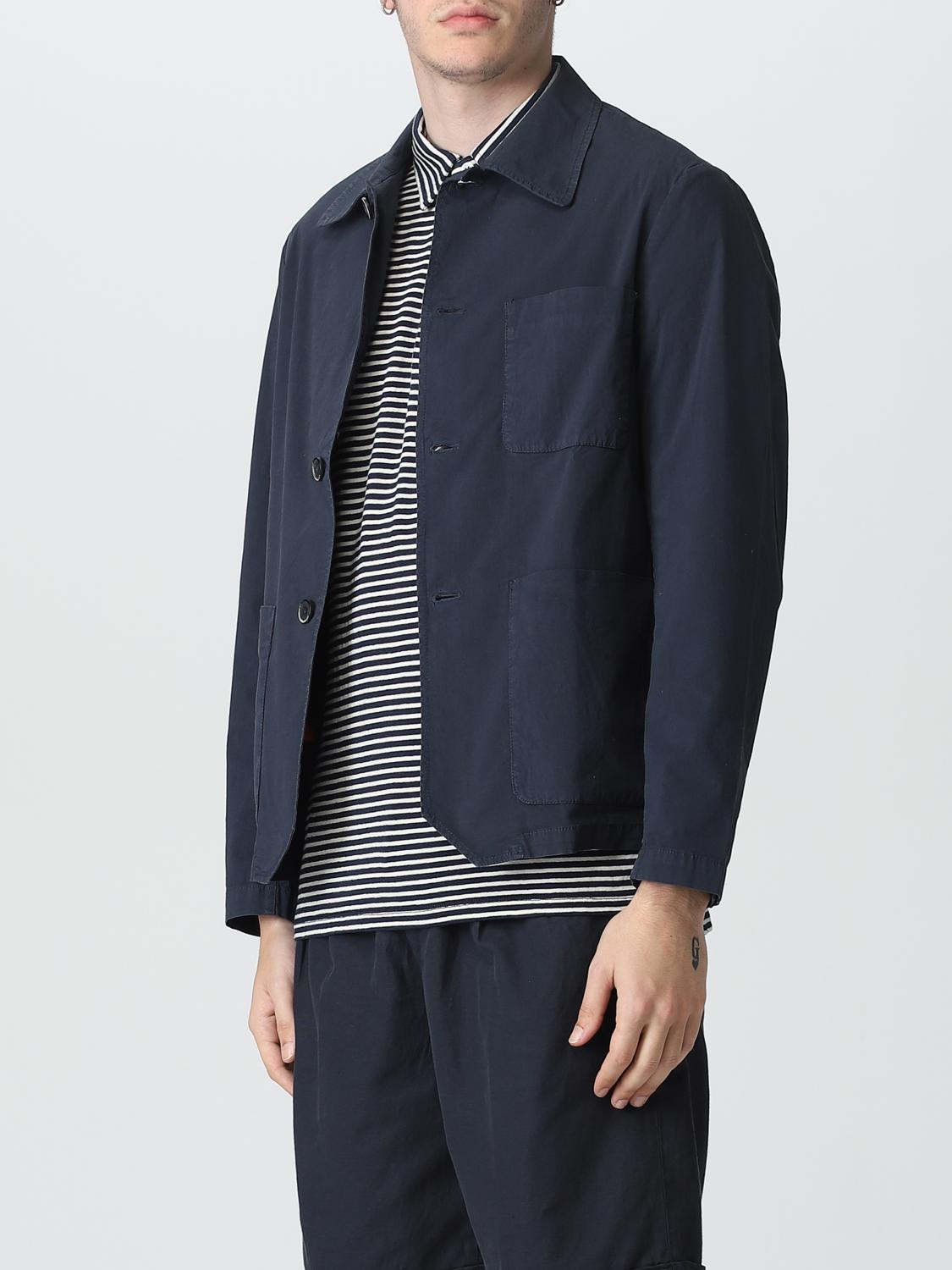 BARENA JACKET: Jacket men Barena, Blue - Img 4