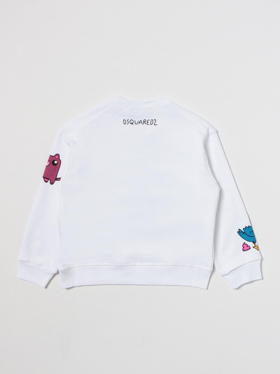 DSQUARED2 PULLOVER: Pullover kinder Dsquared2 Junior, Weiß - Img 2