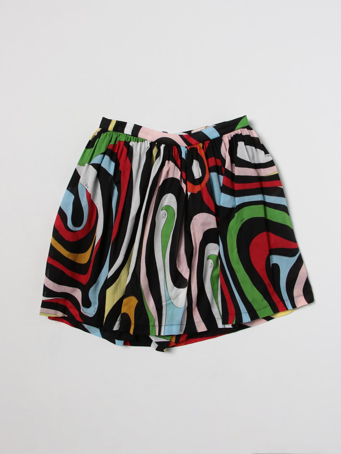 PUCCI SHORTS: Shorts kinder Pucci Junior, Schwarz - Img 1