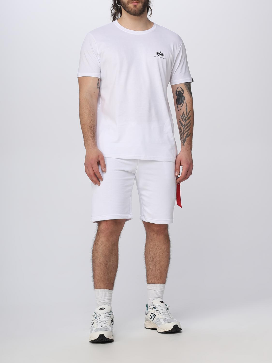 ALPHA INDUSTRIES T-SHIRT: T-shirt men Alpha Industries, White - Img 2