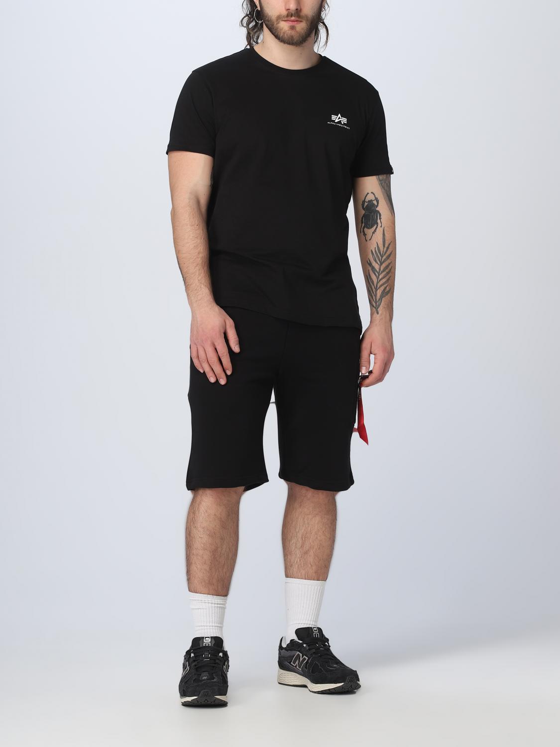 ALPHA INDUSTRIES Tシャツ: Tシャツ メンズ Alpha Industries, ブラック - Img 2