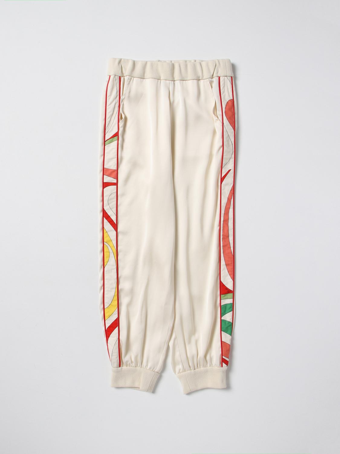 PUCCI PANTALONES: Pantalón niños Pucci Junior, Beige - Img 1