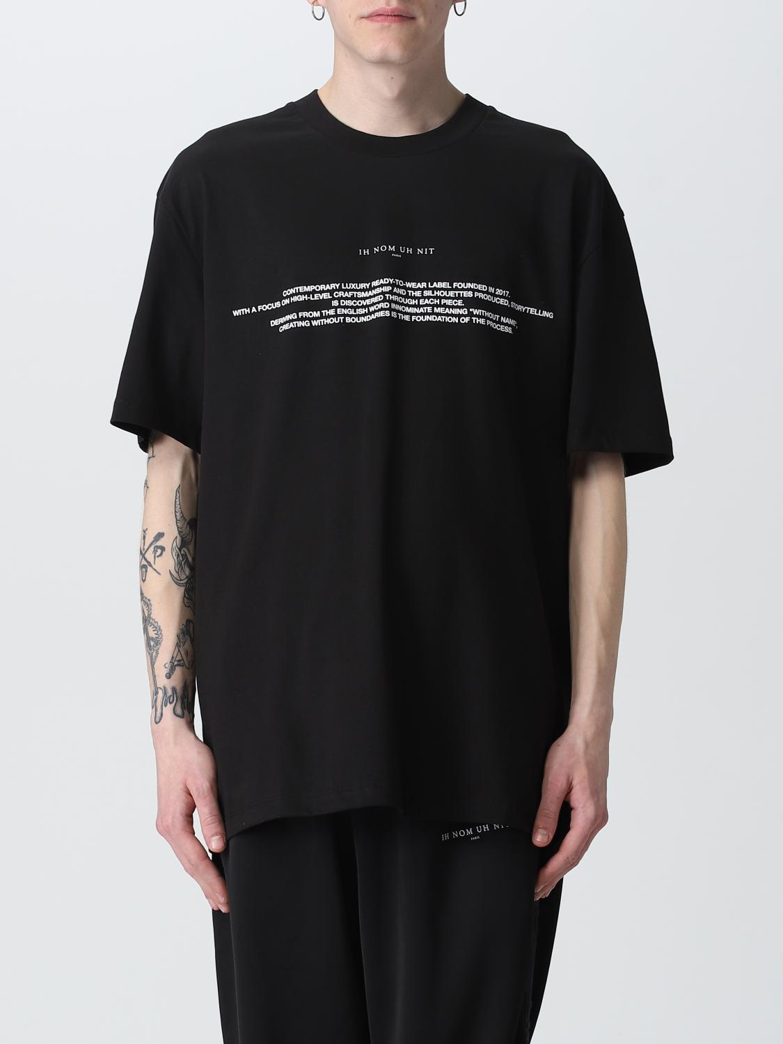 IH NOM UH NIT T-SHIRT: T-shirt men Ih Nom Uh Nit, Black - Img 1