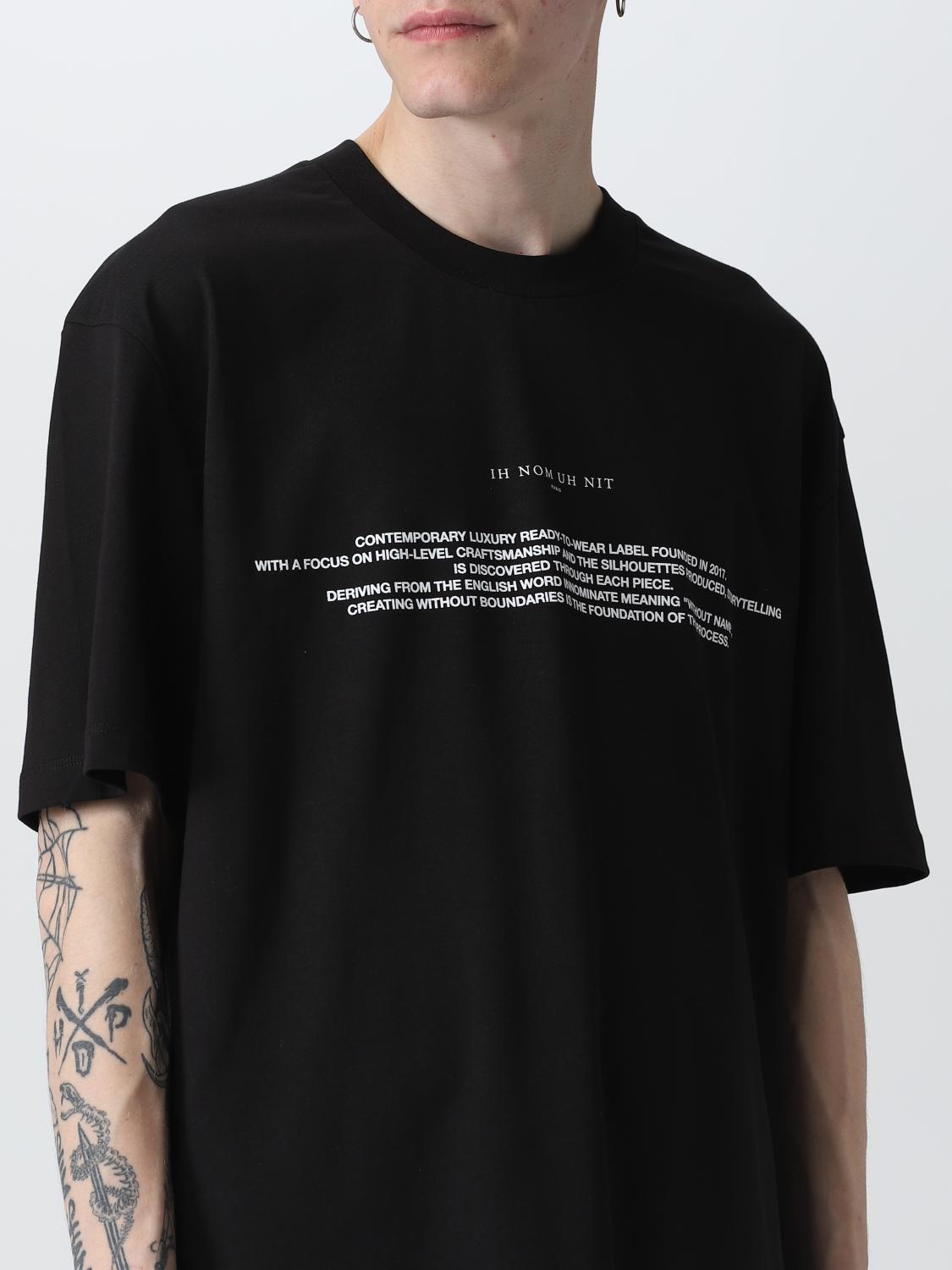IH NOM UH NIT T-SHIRT: T-shirt men Ih Nom Uh Nit, Black - Img 4
