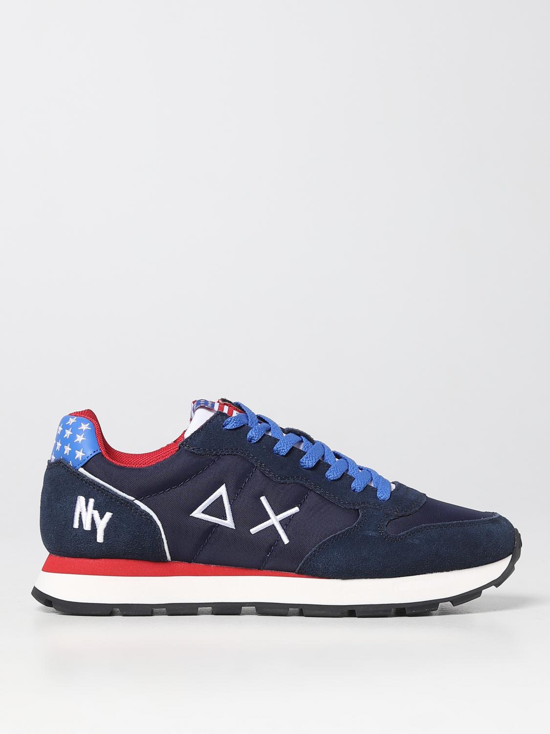 Scarpe SUN68 uomo blu scuro Tom classic