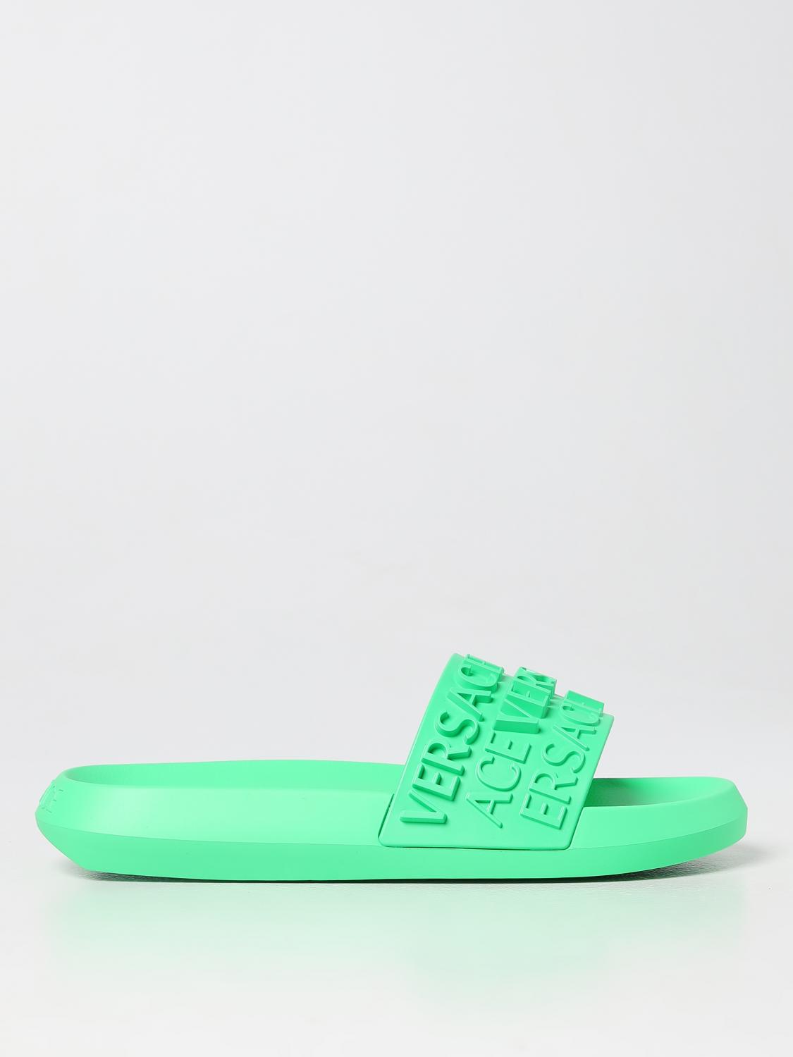 VERSACE SANDALEN: Sandalen herren Versace, Limette - Img 1