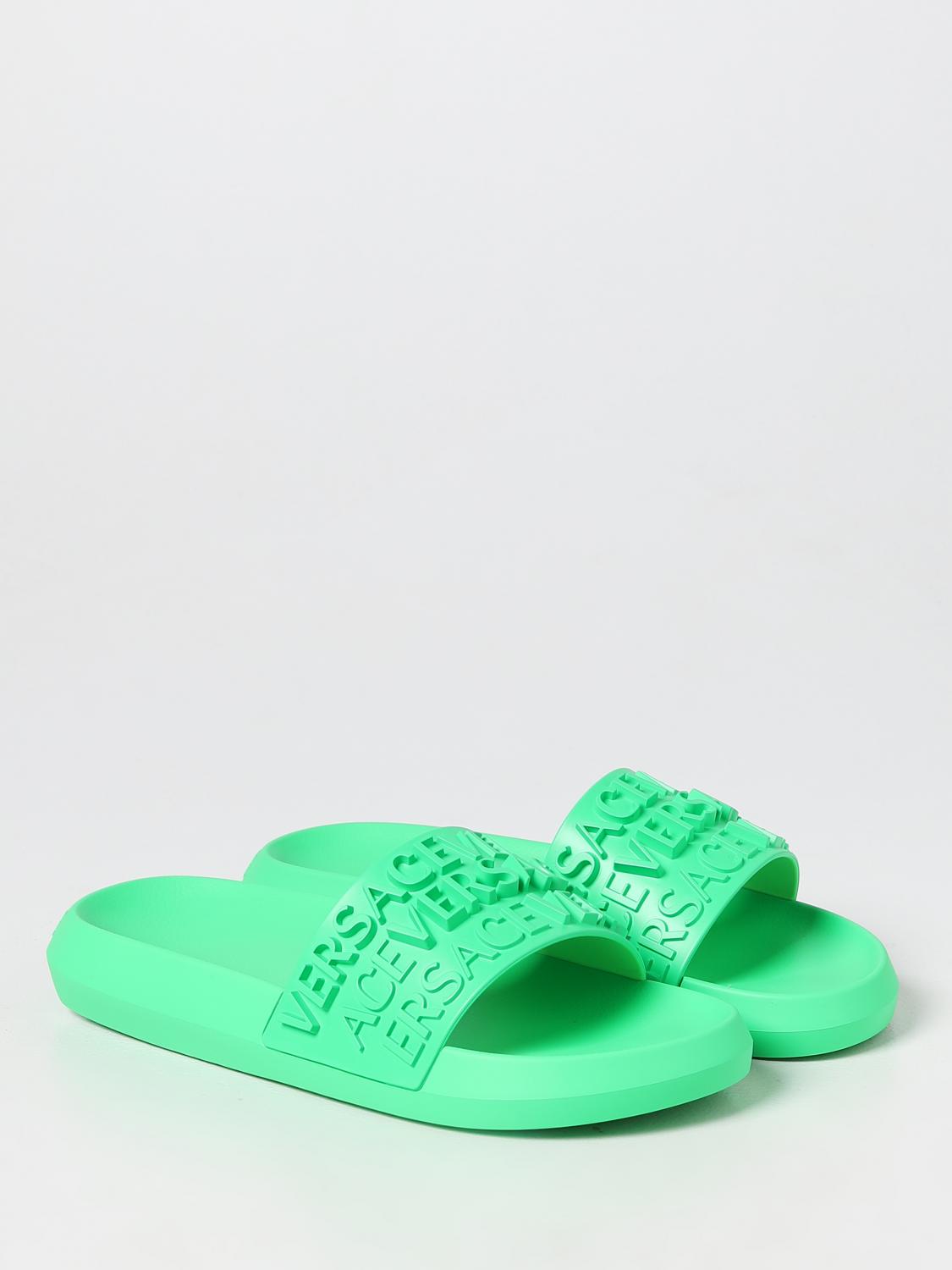 VERSACE SANDALEN: Sandalen herren Versace, Limette - Img 2