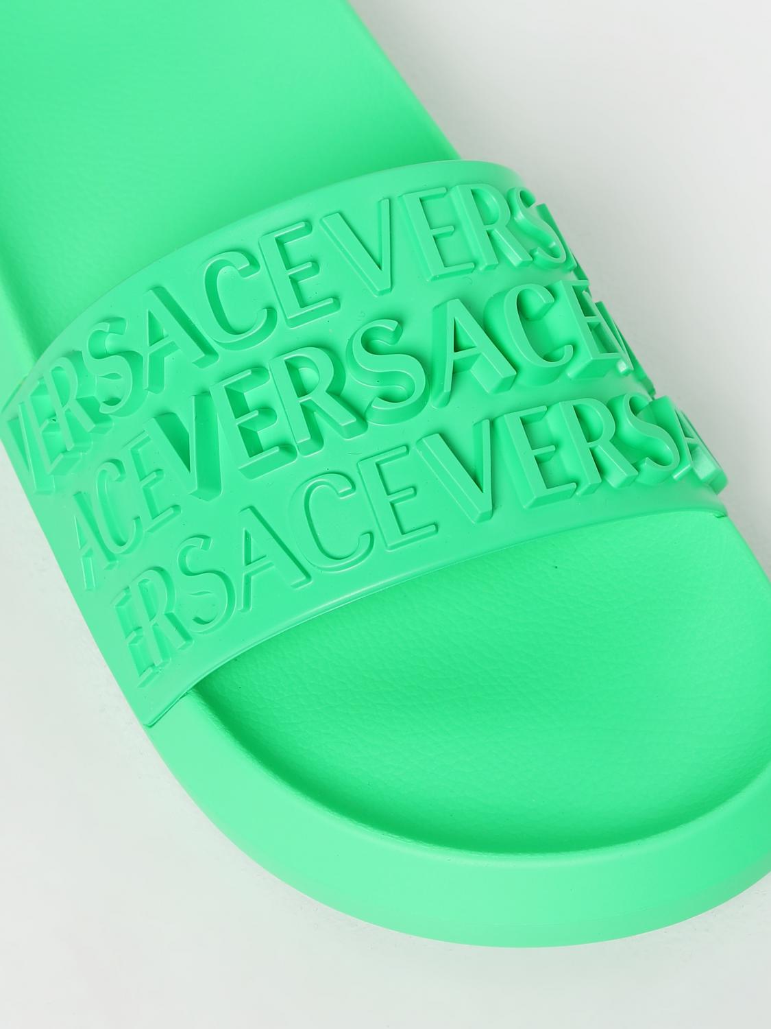 VERSACE SANDALEN: Sandalen herren Versace, Limette - Img 4
