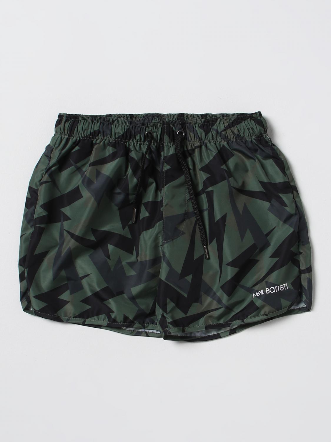 NEIL BARRETT KIDS BAÑADOR: Bañador niños Neil Barrett, Verde - Img 1
