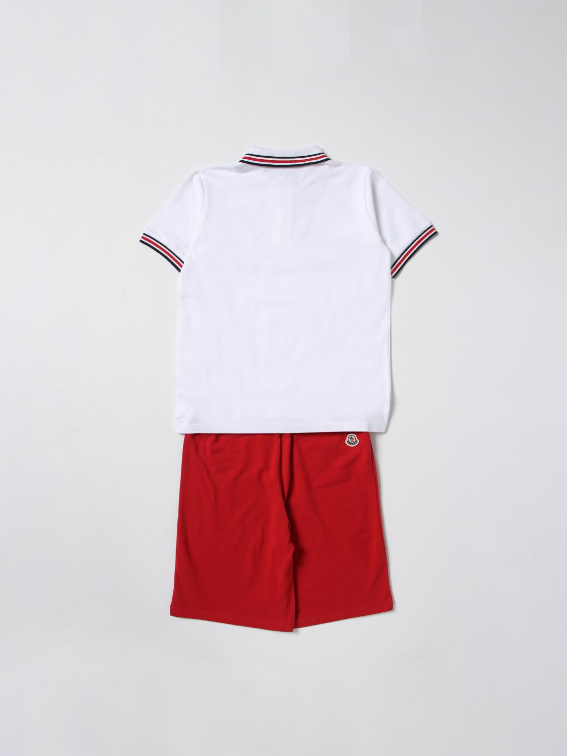 MONCLER CONJUNTO: Monoo niños Moncler, Rojo - Img 2