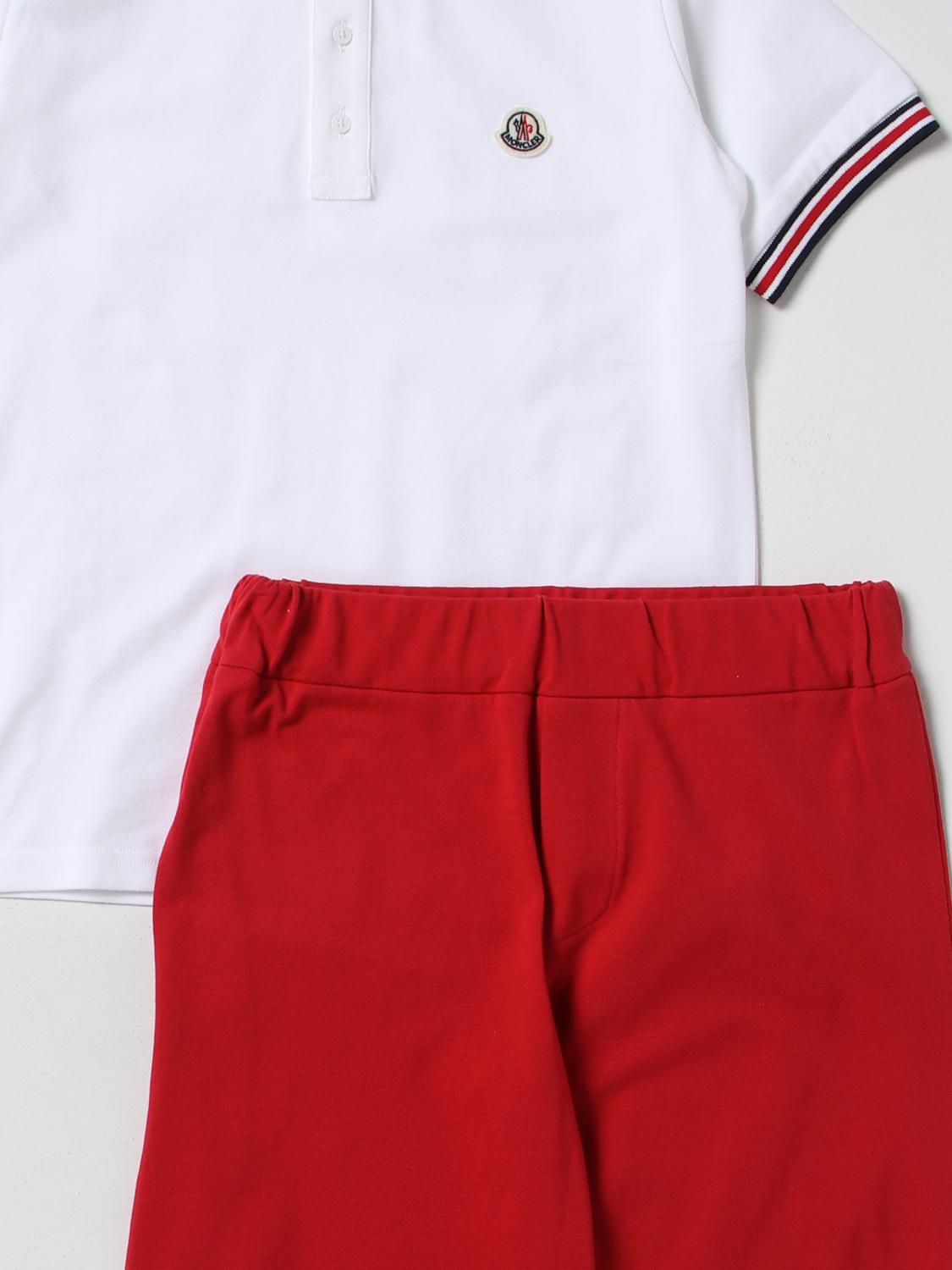 MONCLER CONJUNTO: Monoo niños Moncler, Rojo - Img 3