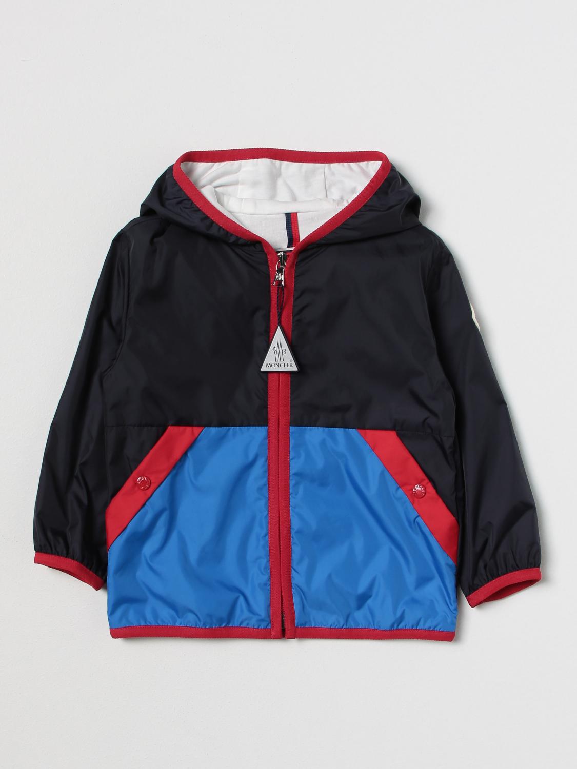 MONCLER CHAQUETA: Chaqueta niños Moncler, Azul Oscuro - Img 1