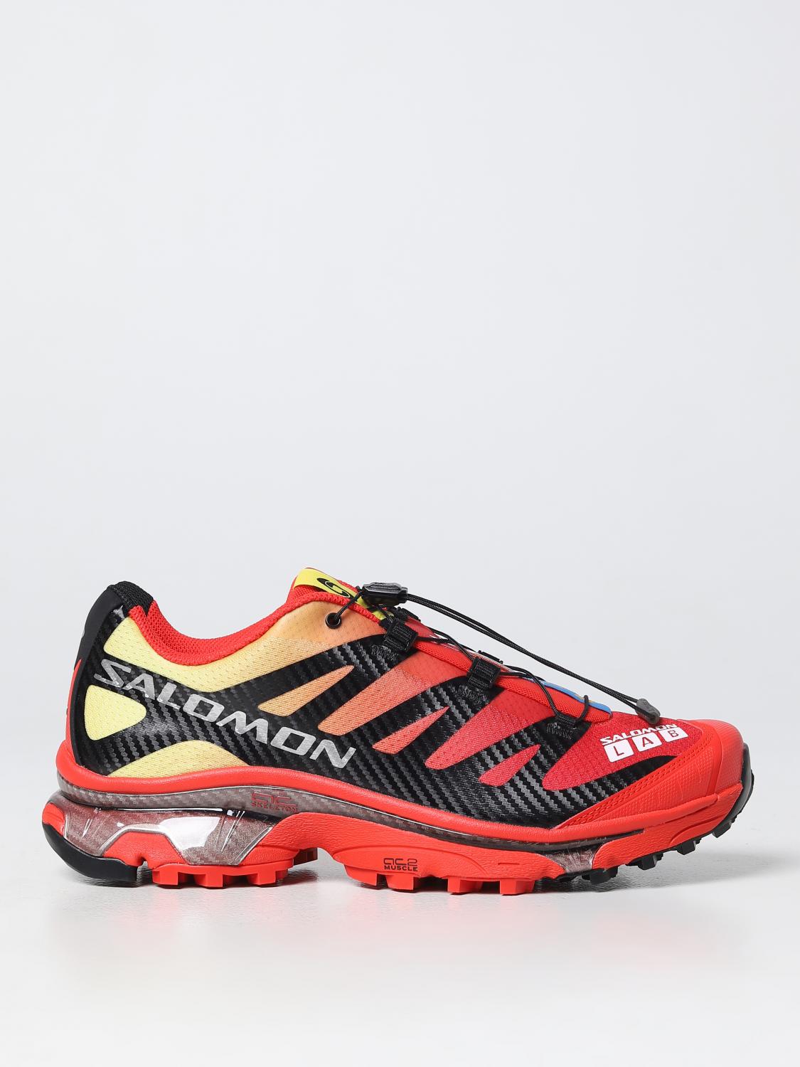 SALOMON SNEAKERS: Salomon XT-4 OG anti-debris mesh sneakers, Red - Img 1