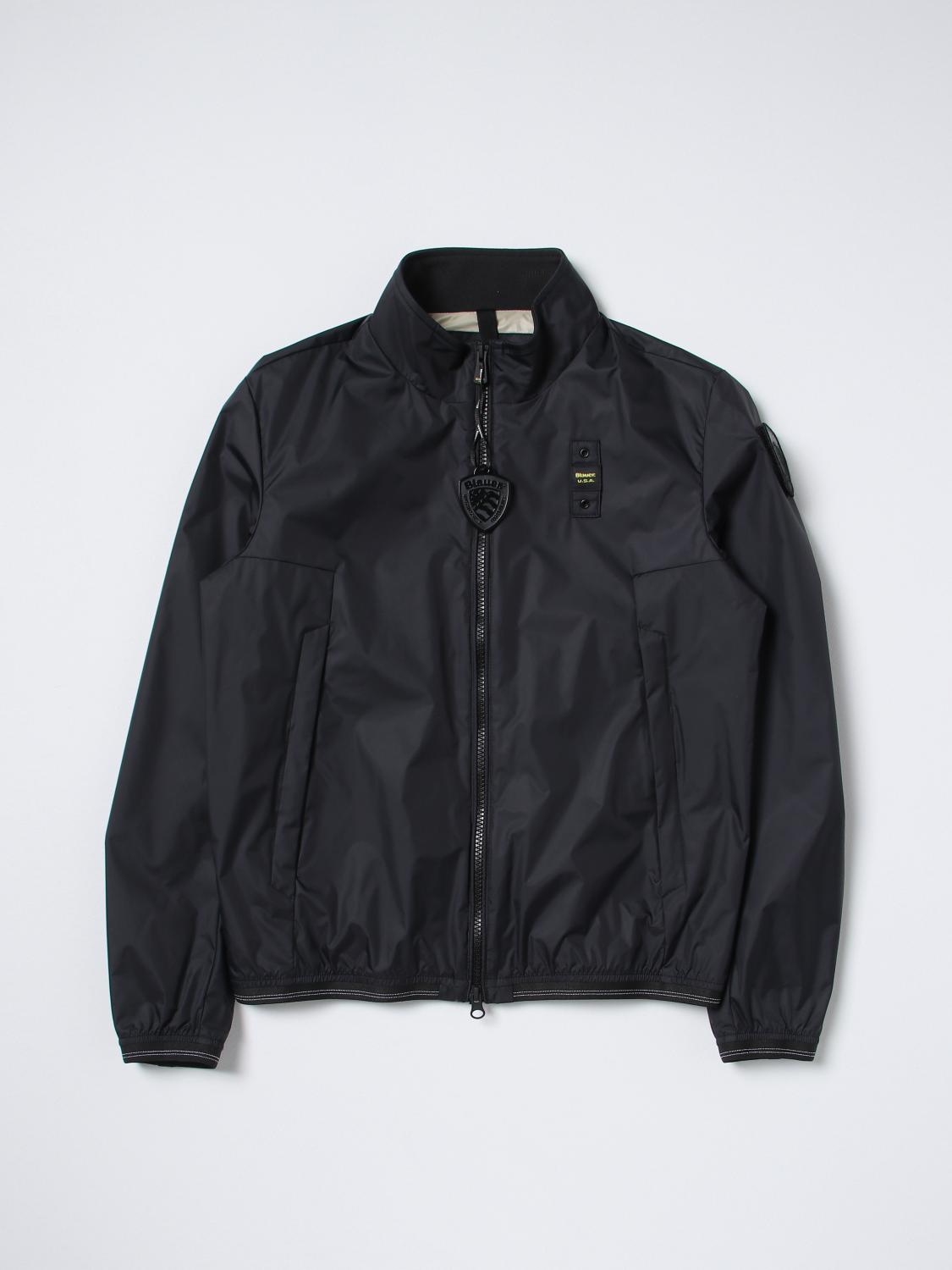 BLAUER 外套: 外套 儿童 Blauer, 黑色 - Img 1