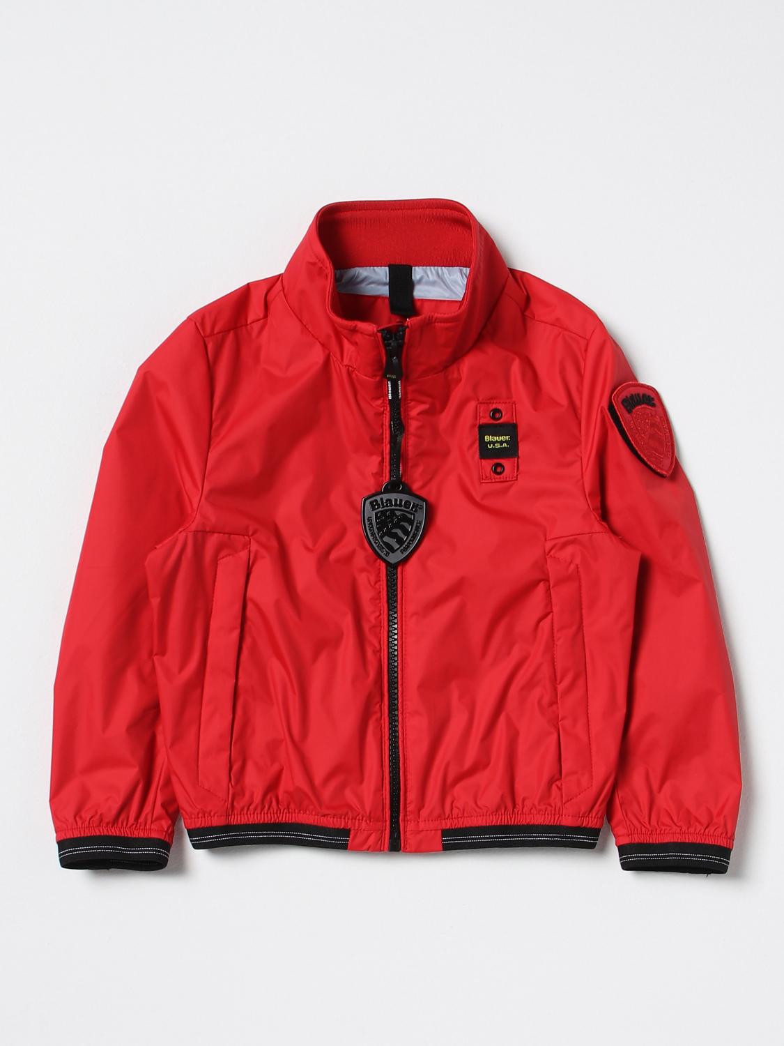 BLAUER JACKET: Jacket kids Blauer, Red - Img 1
