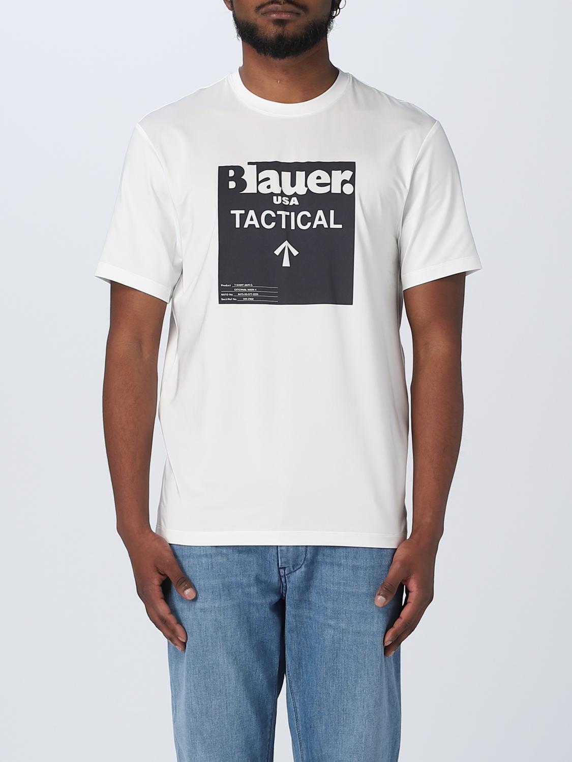 BLAUER T-SHIRT: T-shirt men Blauer, White - Img 1
