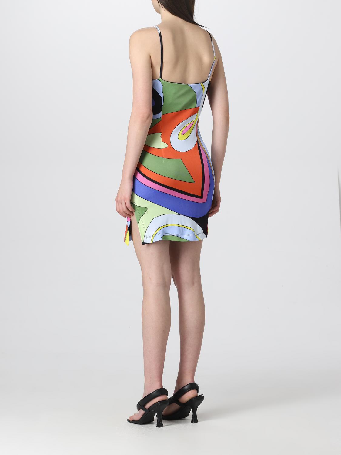 MOSCHINO COUTURE ABITO: Abito Moschino Couture in viscosa, Fantasia - Img 2