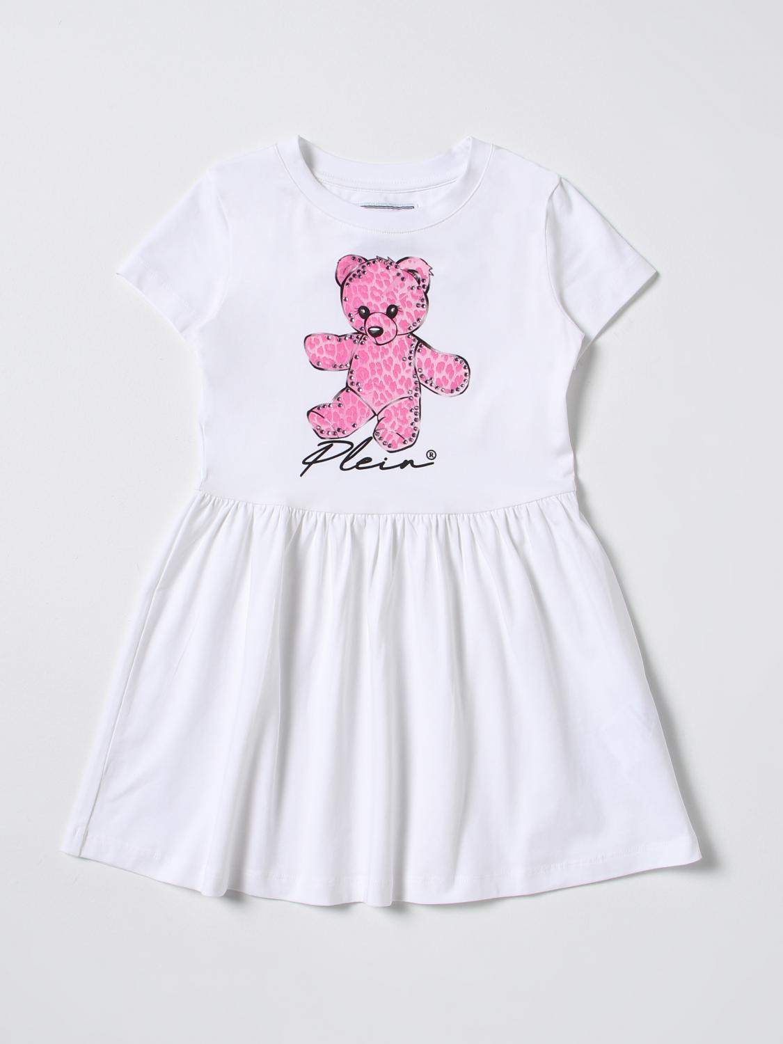 PHILIPP PLEIN VESTIDO: Vestido niños Philipp Plein, Blanco - Img 1