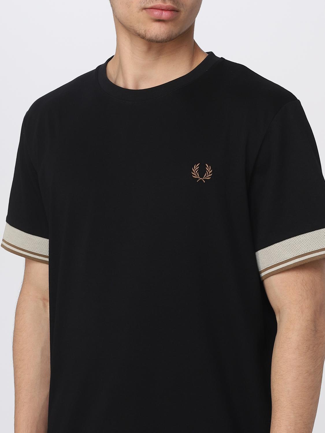 FRED PERRY T-SHIRT: T-shirt men Fred Perry, Black - Img 3