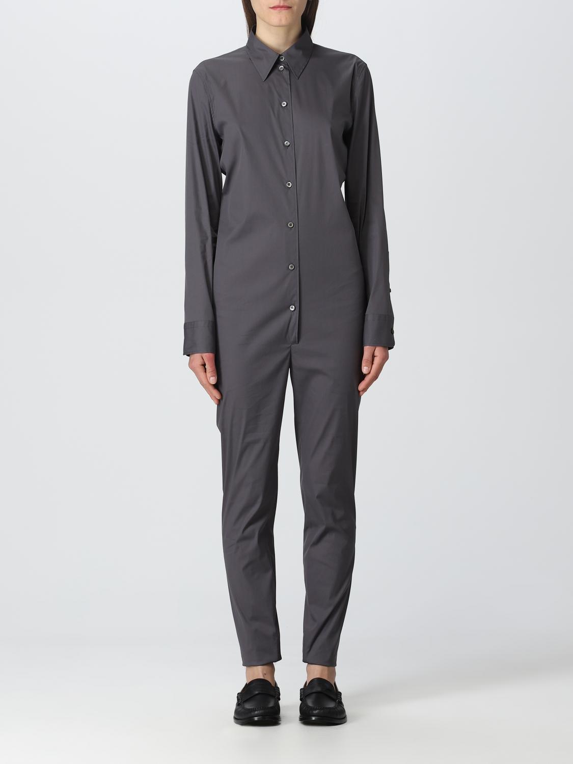 【送料&関税込】Prada Graphite Stretch Poplin Jumpsuit Prada Graphite Stretch Poplin Jumpsuit | Balardi