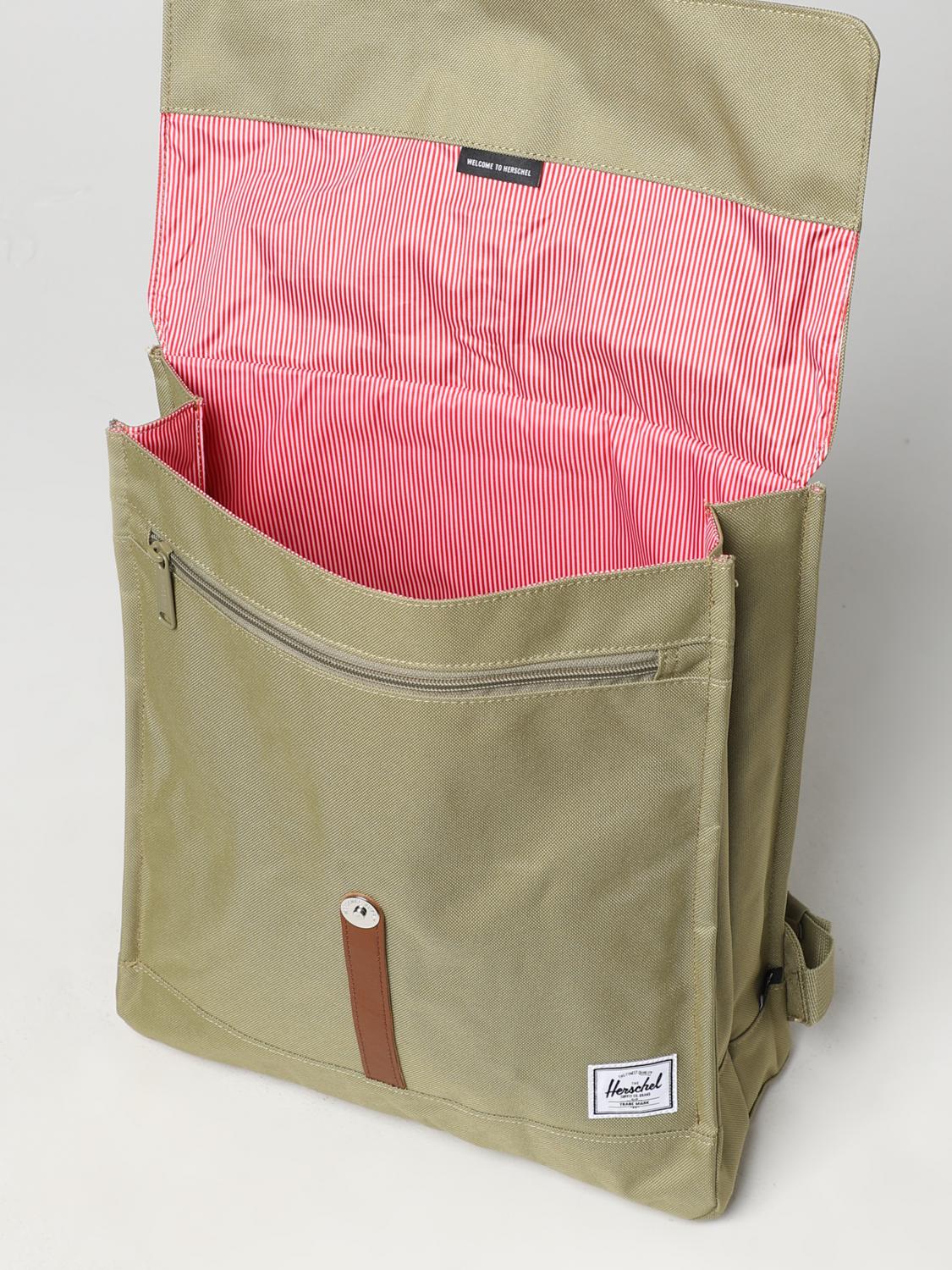 HERSCHEL SUPPLY CO. ZAINO: Zaino City Herschel Supply Co. in tessuto sintetico, Verde - Img 4