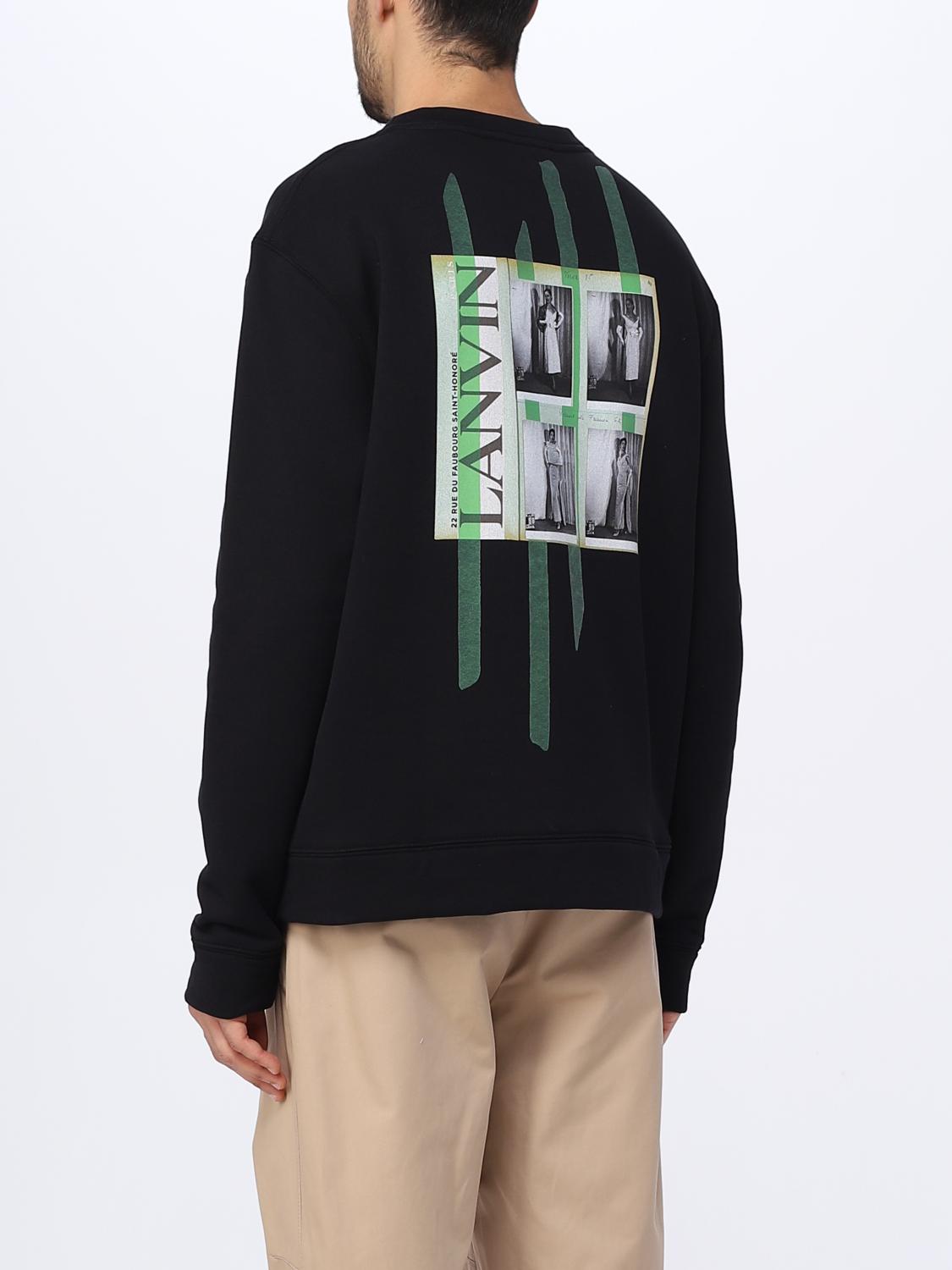 LANVIN SUDADERA: Jersey hombre Lanvin, Negro - Img 3