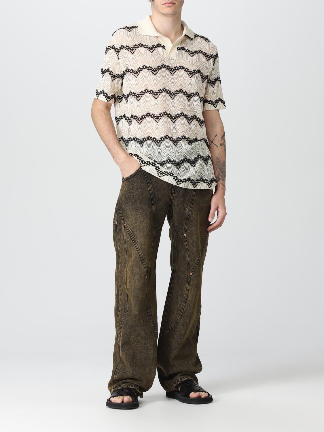 ANDERSSON BELL POLO SHIRT: Shirt men Andersson Bell, Yellow Cream - Img 2