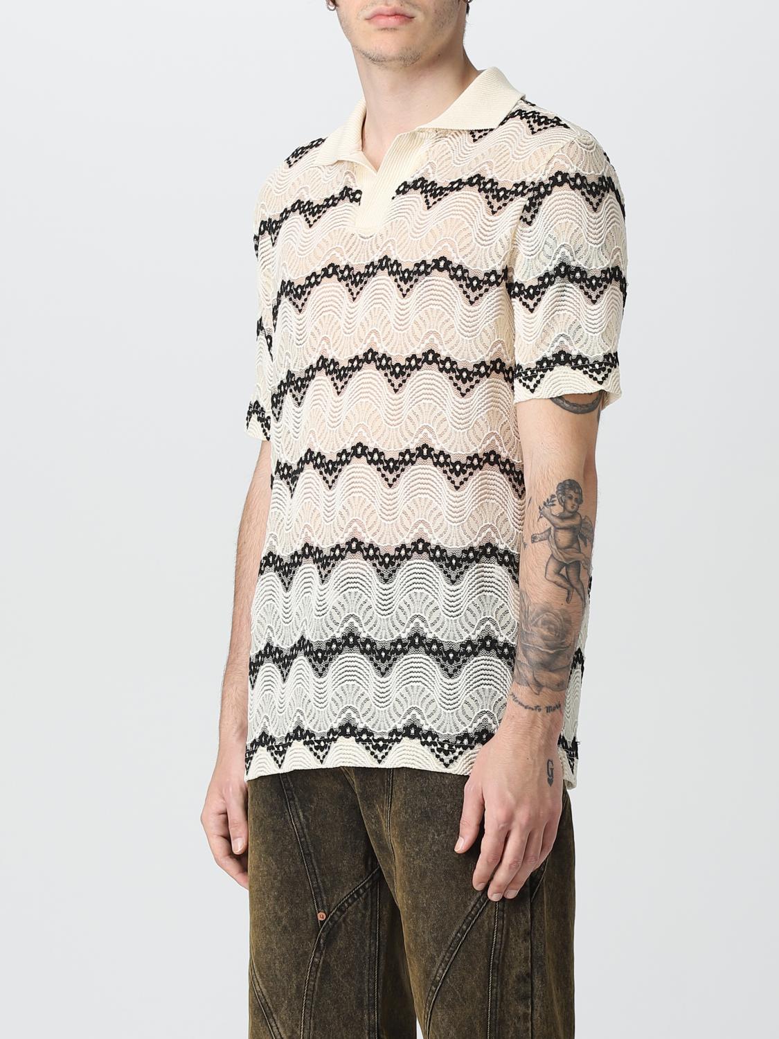 ANDERSSON BELL POLO SHIRT: Shirt men Andersson Bell, Yellow Cream - Img 4