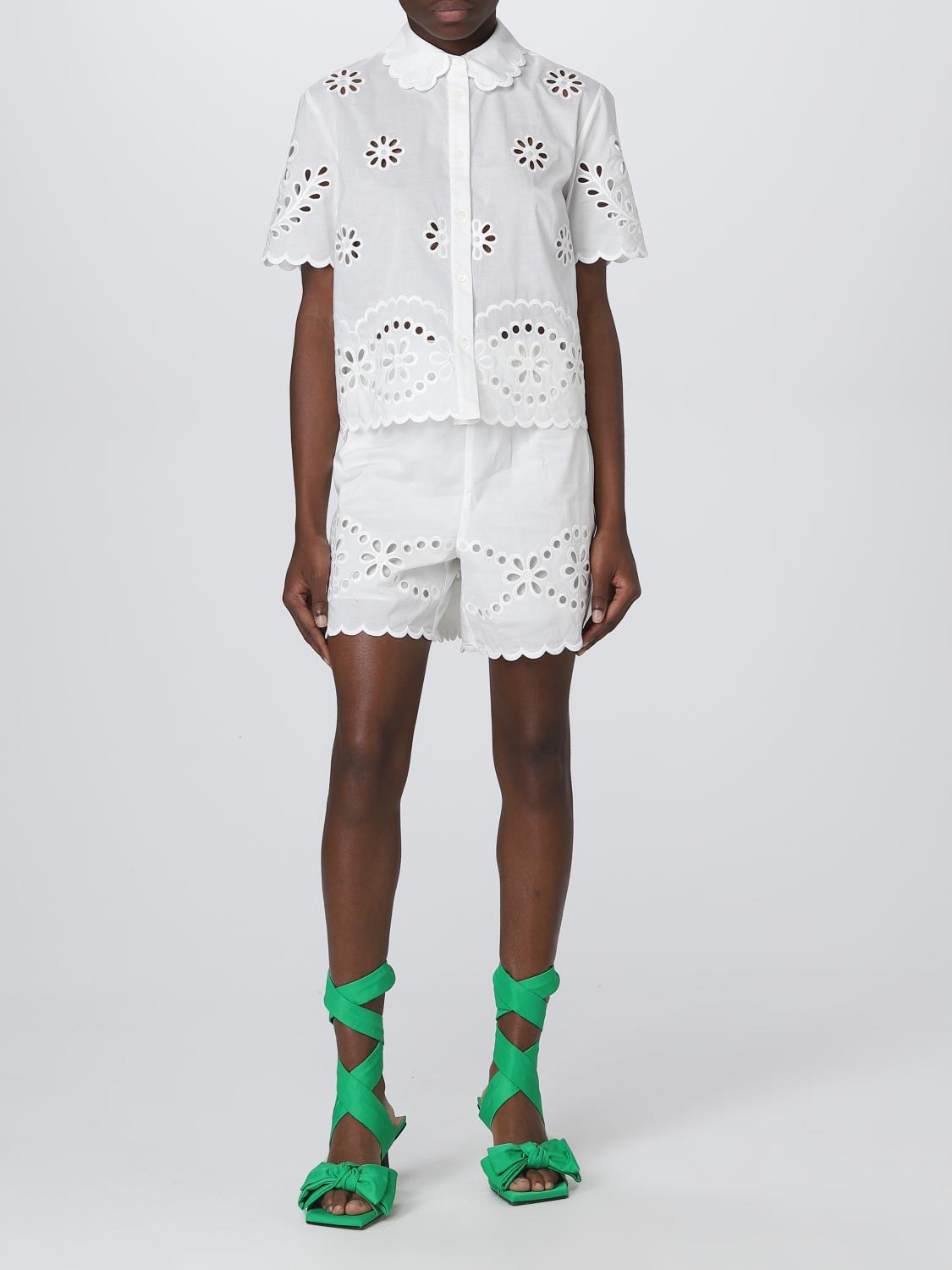 RED VALENTINO CAMISA: Top mujer Red Valentino, Blanco - Img 2