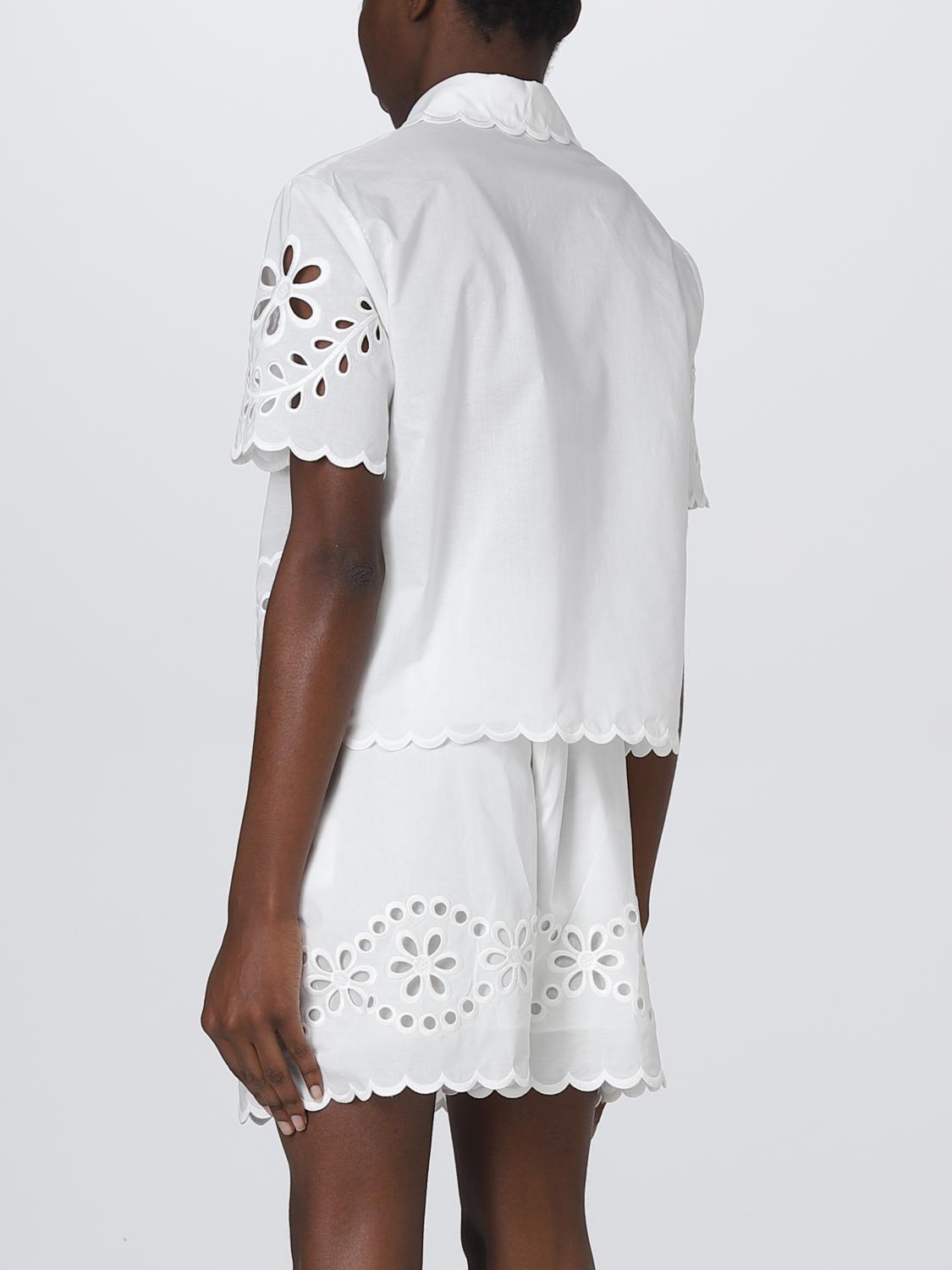RED VALENTINO CAMISA: Top mujer Red Valentino, Blanco - Img 3