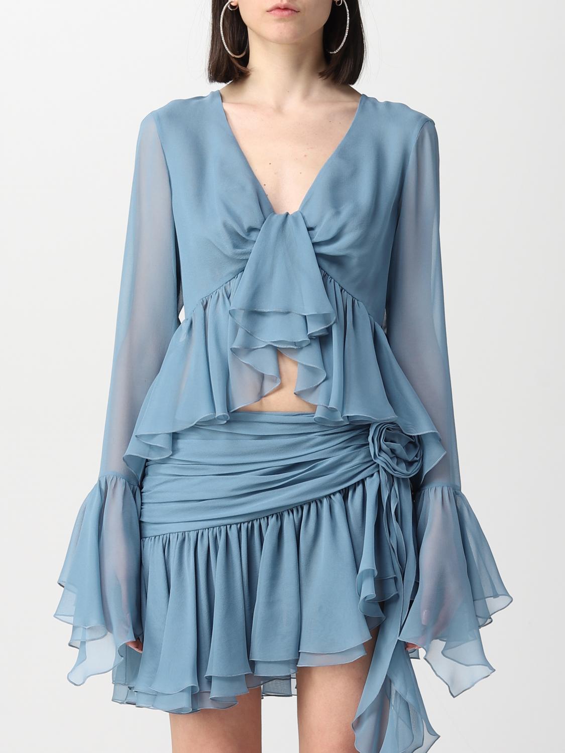 BLUMARINE TOP: Top femme Blumarine, Bleu - Img 1