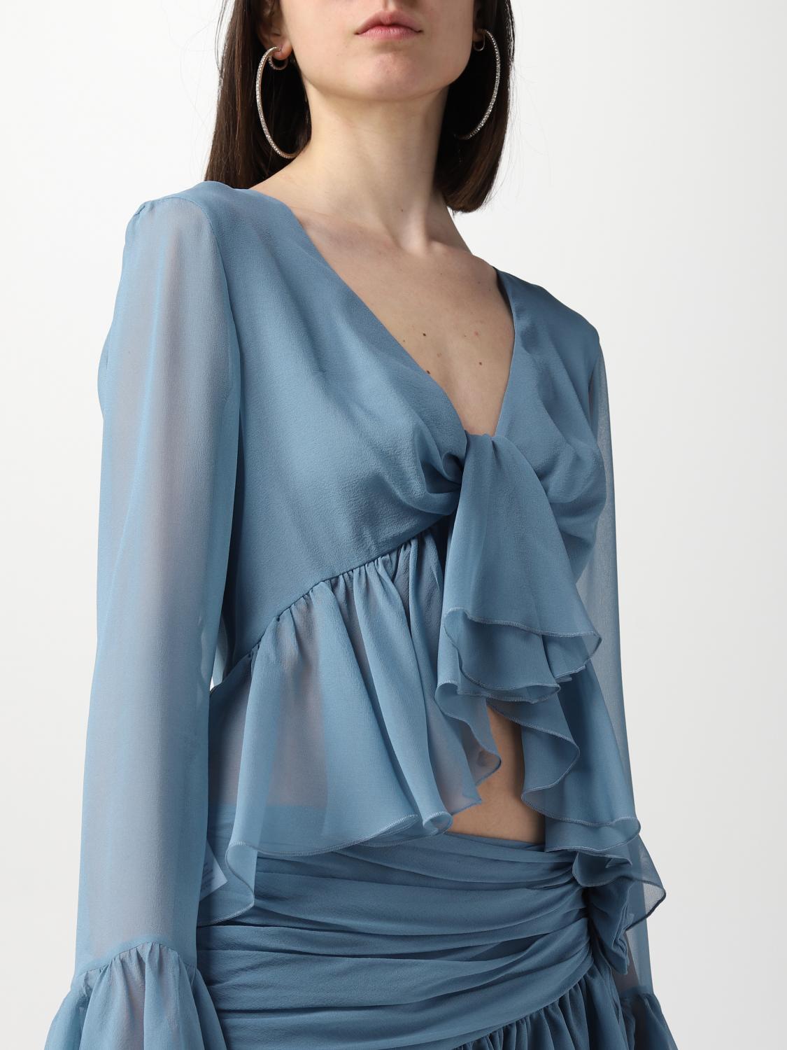 BLUMARINE TOP: Top femme Blumarine, Bleu - Img 5