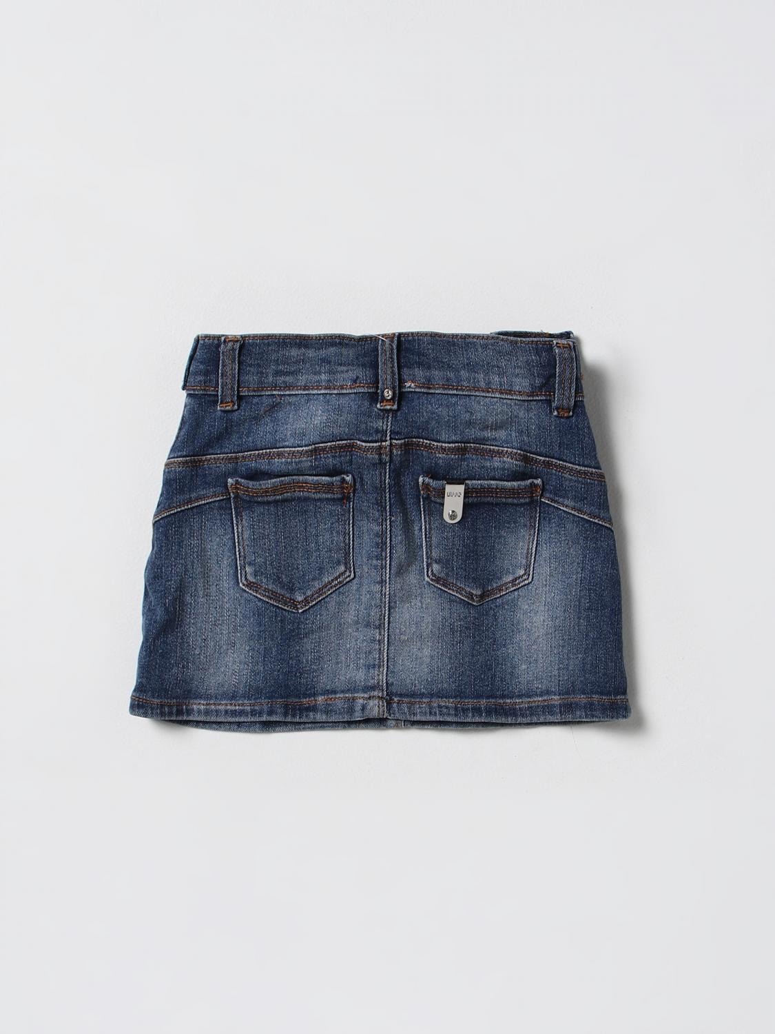 LIU JO FALDA: Falda niños Liu Jo Kids, Denim - Img 2
