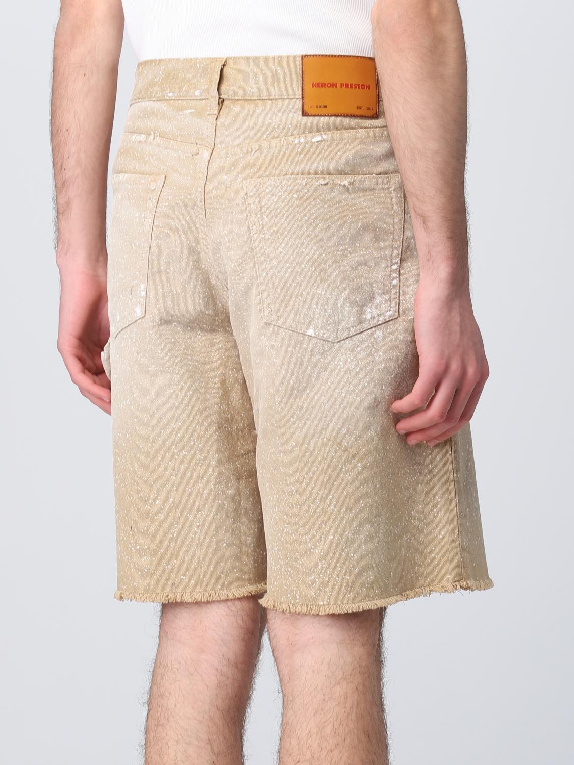 HERON PRESTON SHORTS: Short men Heron Preston, Tobacco - Img 3