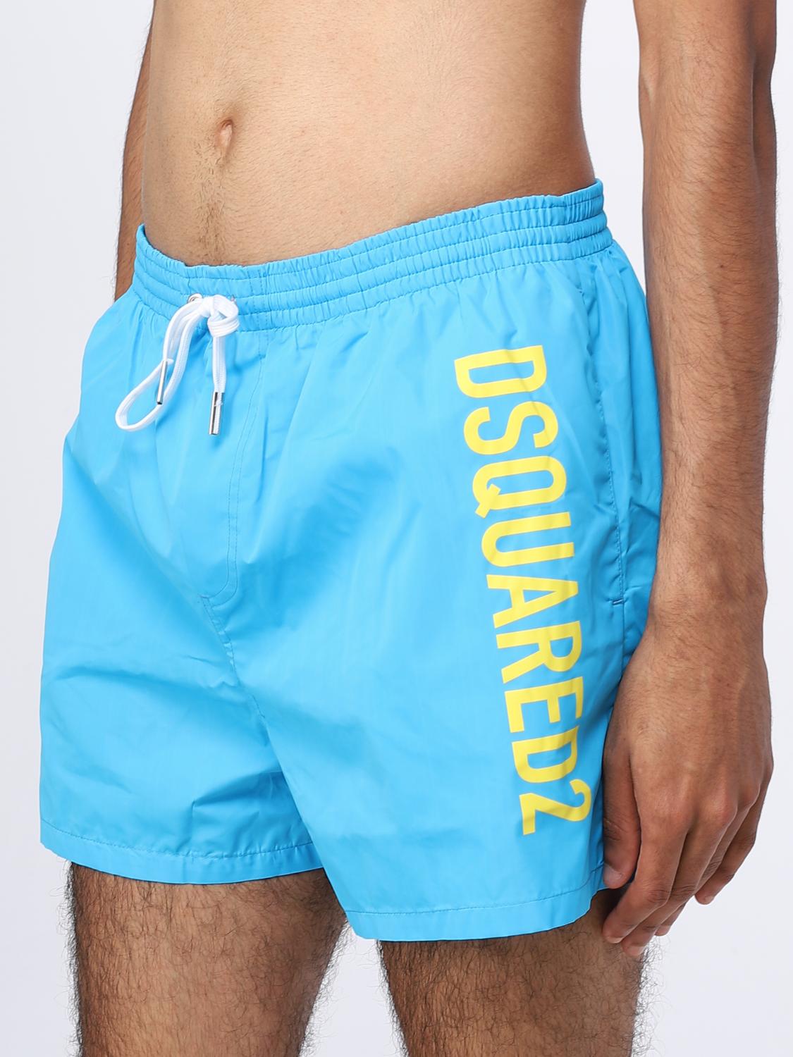 DSQUARED2 SWIMSUIT: Dsquared2 swimsuit in nylon, Blue 1 - Img 3