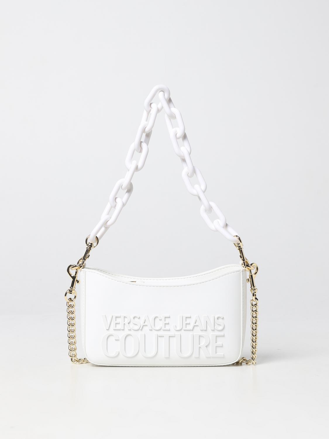 Versace Jeans Couture bag in synthetic leather - White