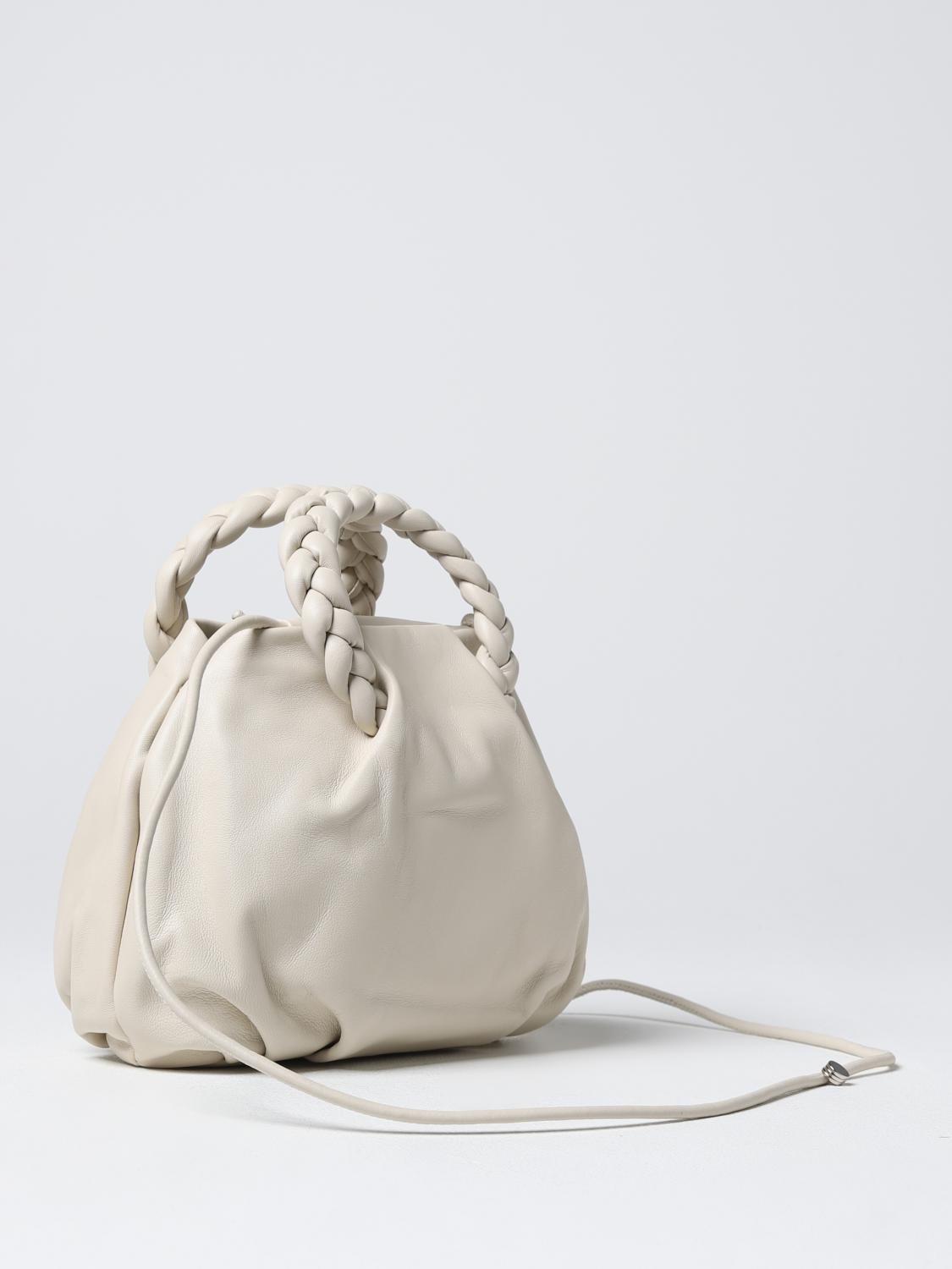 HEREU BORSA MINI: Borsa Bombon Hereu in pelle liscia, Bianco - Img 2