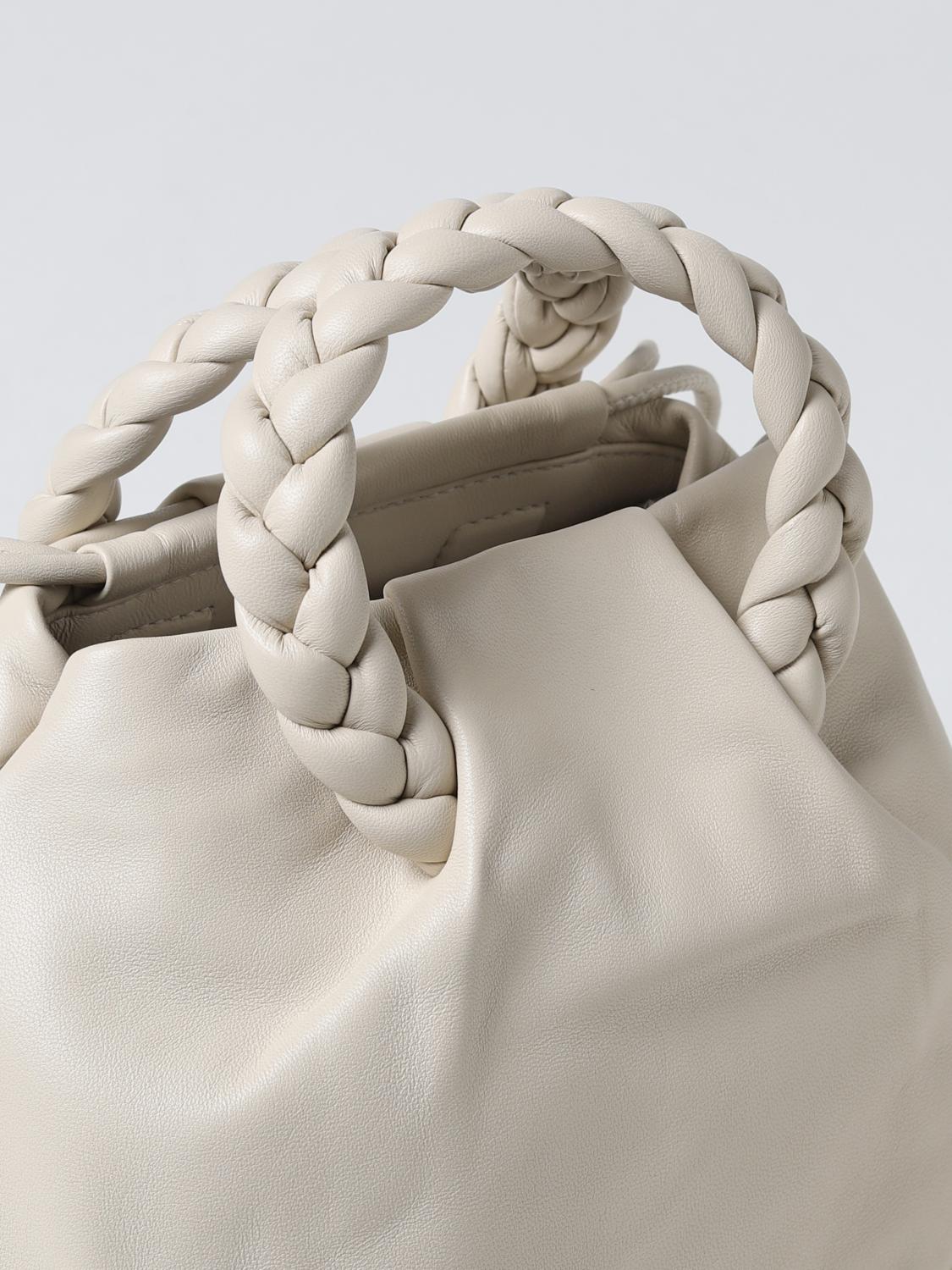 HEREU BORSA MINI: Borsa Bombon Hereu in pelle liscia, Bianco - Img 3