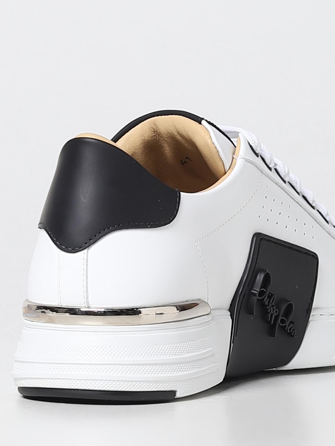 PHILIPP PLEIN SNEAKERS: Sneakers Philipp Plein in pelle, Bianco - Img 3