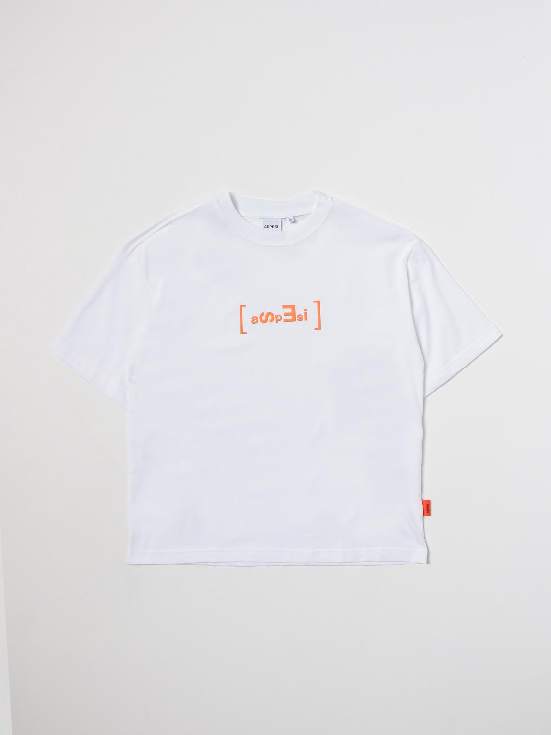 ASPESI T-SHIRT: T-shirt kids Aspesi, White - Img 1